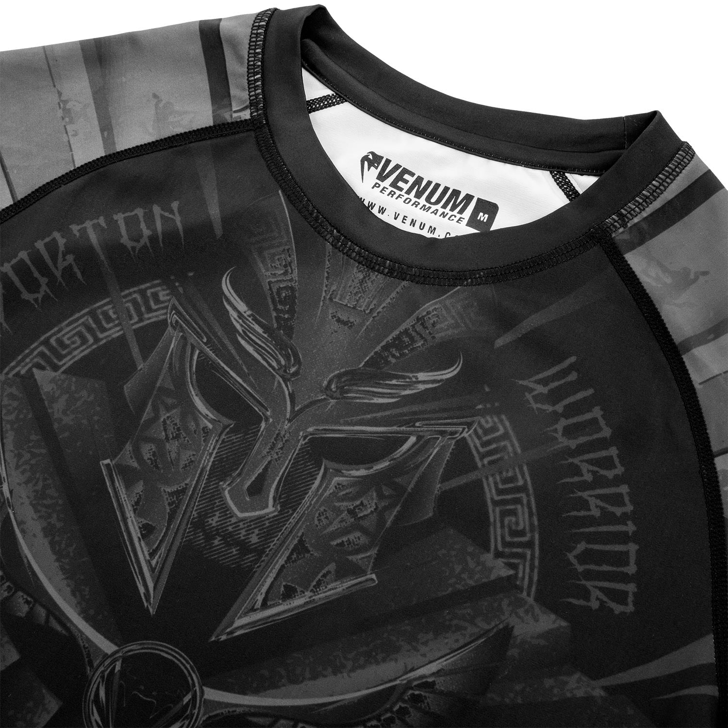 Rashguard Venum Gladiator 3.0 Manches longues - Noir/Noir - Exclusivité - product-type_T-Shirts de Compression