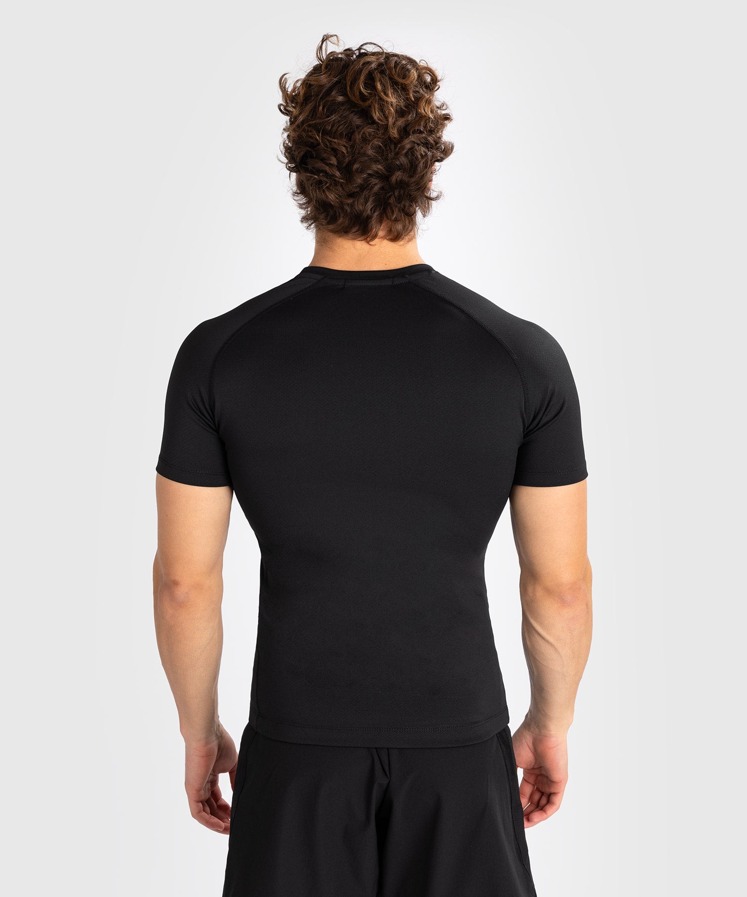 Rashguard à manches courtes pour hommes Venum Contender - Noir/Blanc - Shorts de compression