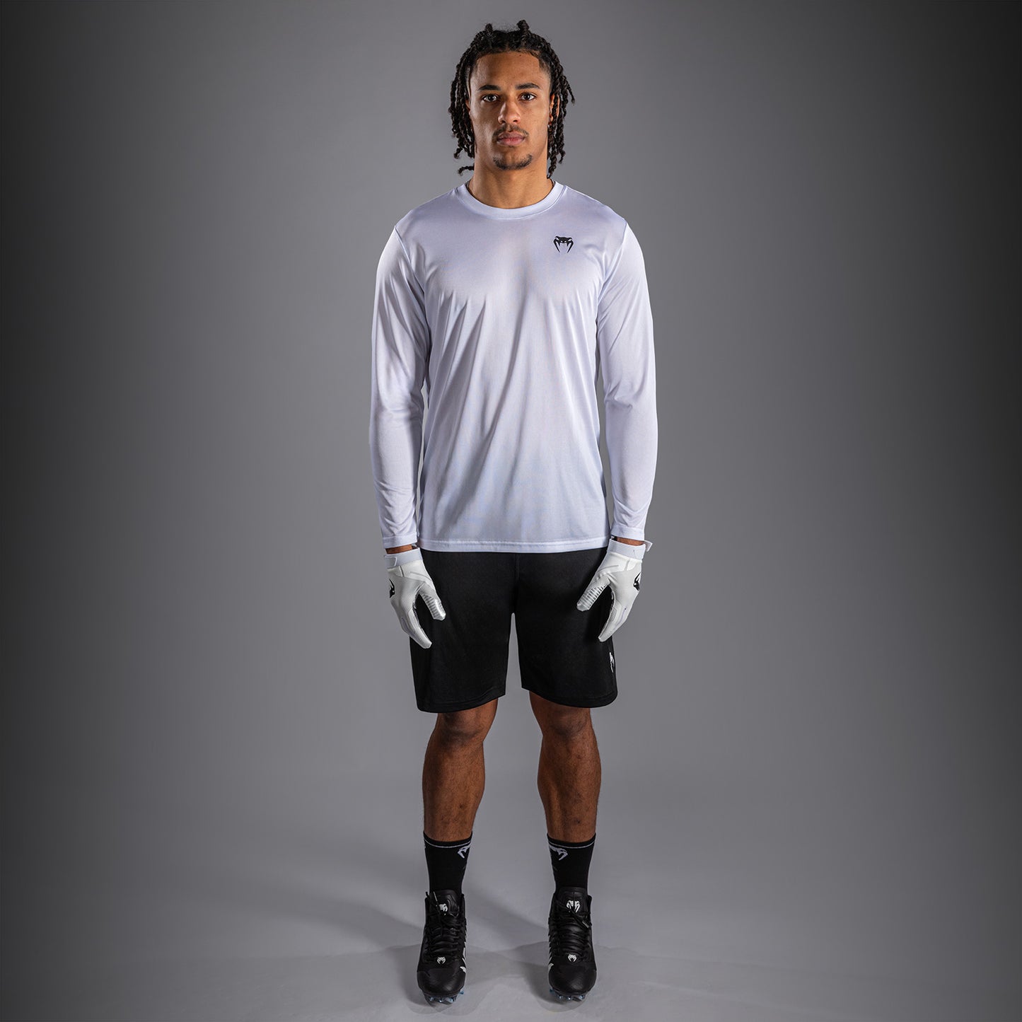 T-shirt à manches Longues Venum Lineup Performance - Blanc/Noir - product-type_T-Shirts Dry Tech