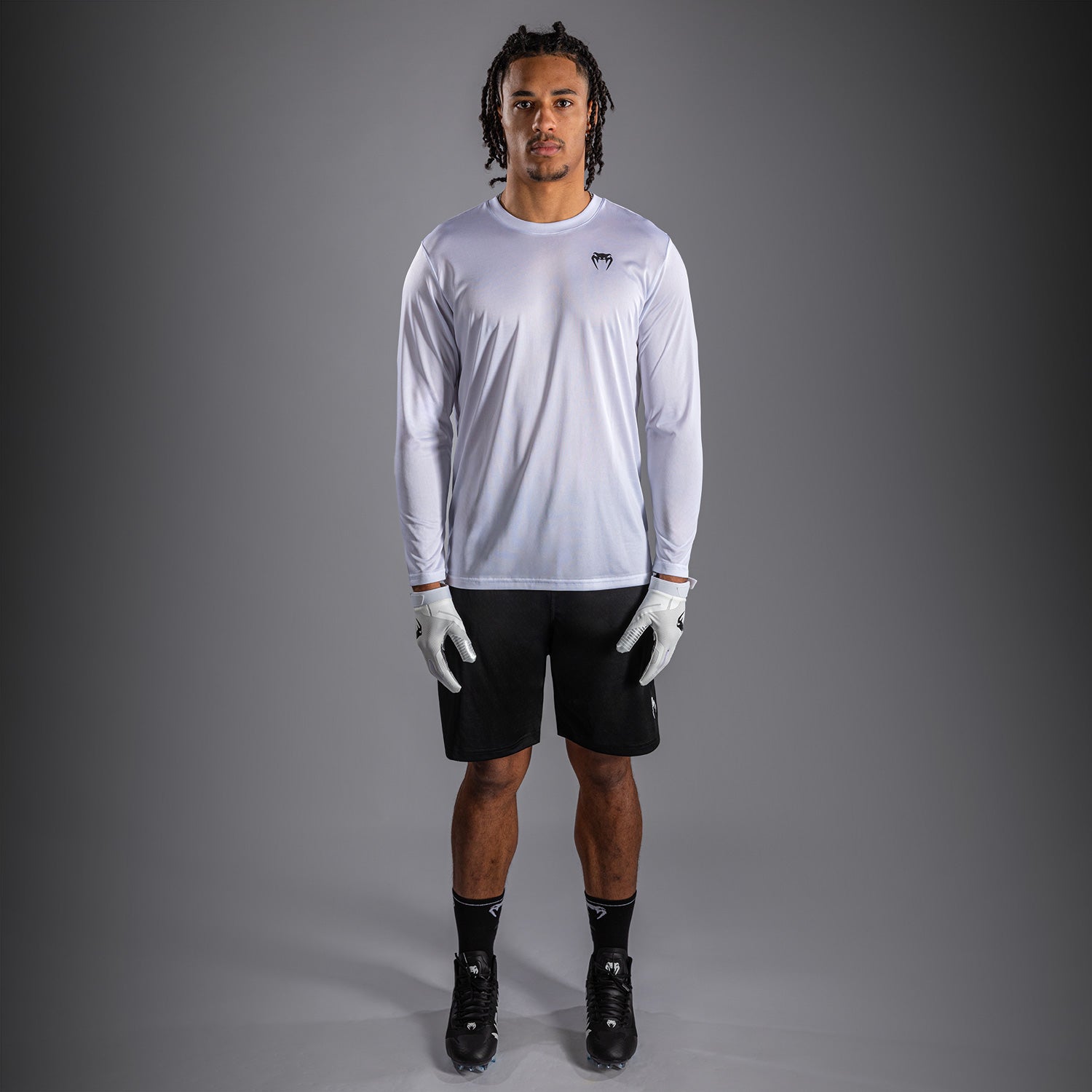 T-shirt à manches Longues Venum Lineup Performance - Blanc/Noir - product-type_T-Shirts Dry Tech