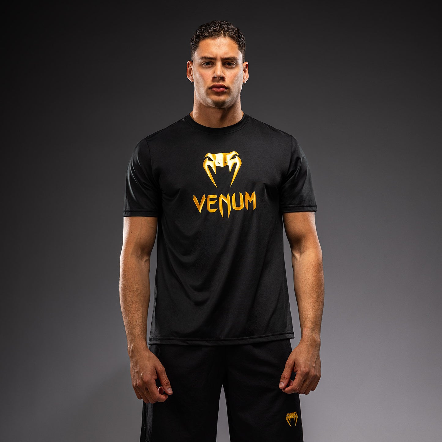 T-shirt Dry Tech Venum Classic - Noir/Or