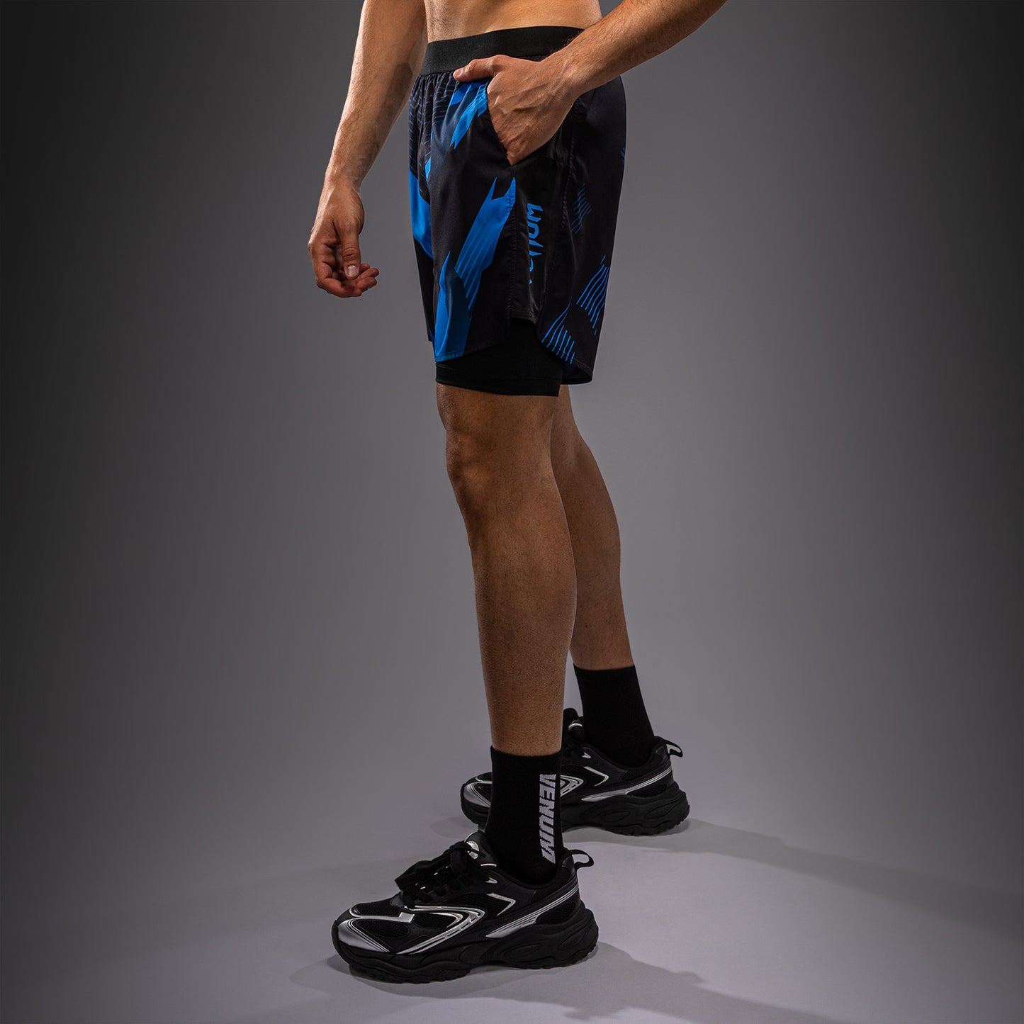 Short d’Entraînement Venum No-Gi 6.0 - Noir/Bleu