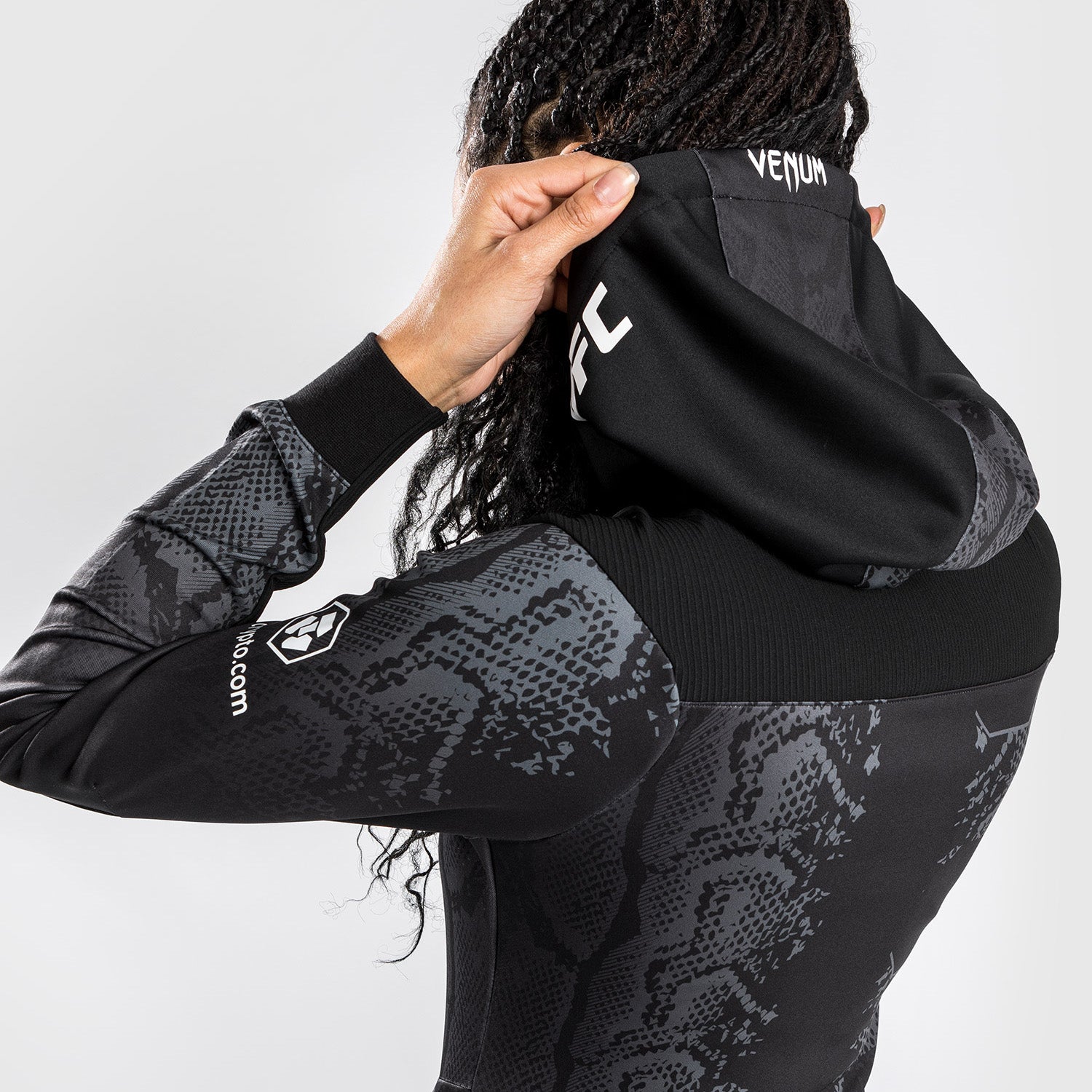 Veste à Capuche Personnalisée pour Femmes UFC Adrenaline by Venum Authentic Fight Night - Noir - product-type_Vestes