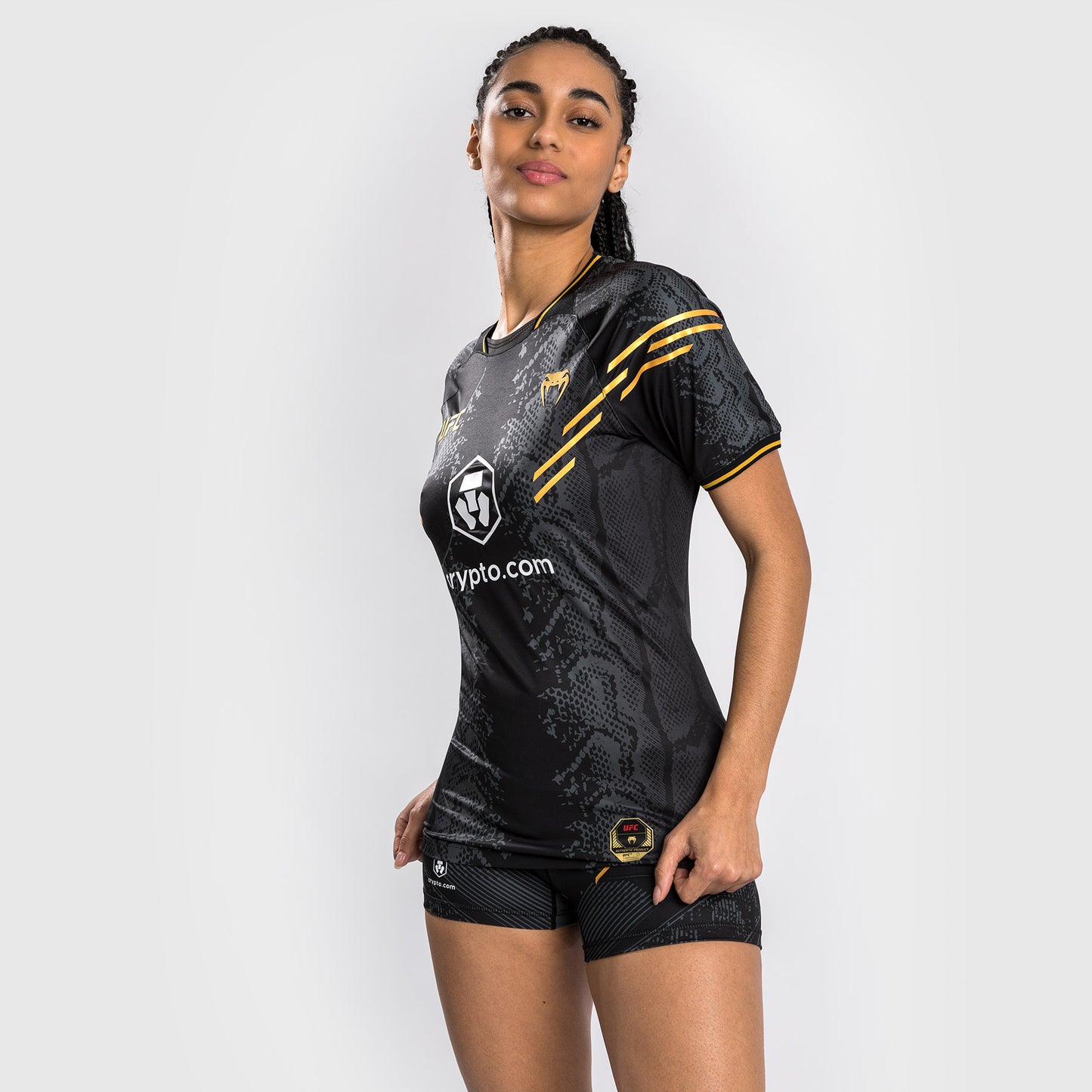 T-shirt Technique Personnalisé pour Femmes UFC Adrenaline by Venum Authentic Fight Night - Champion - product-type_T-Shirts Dry Tech