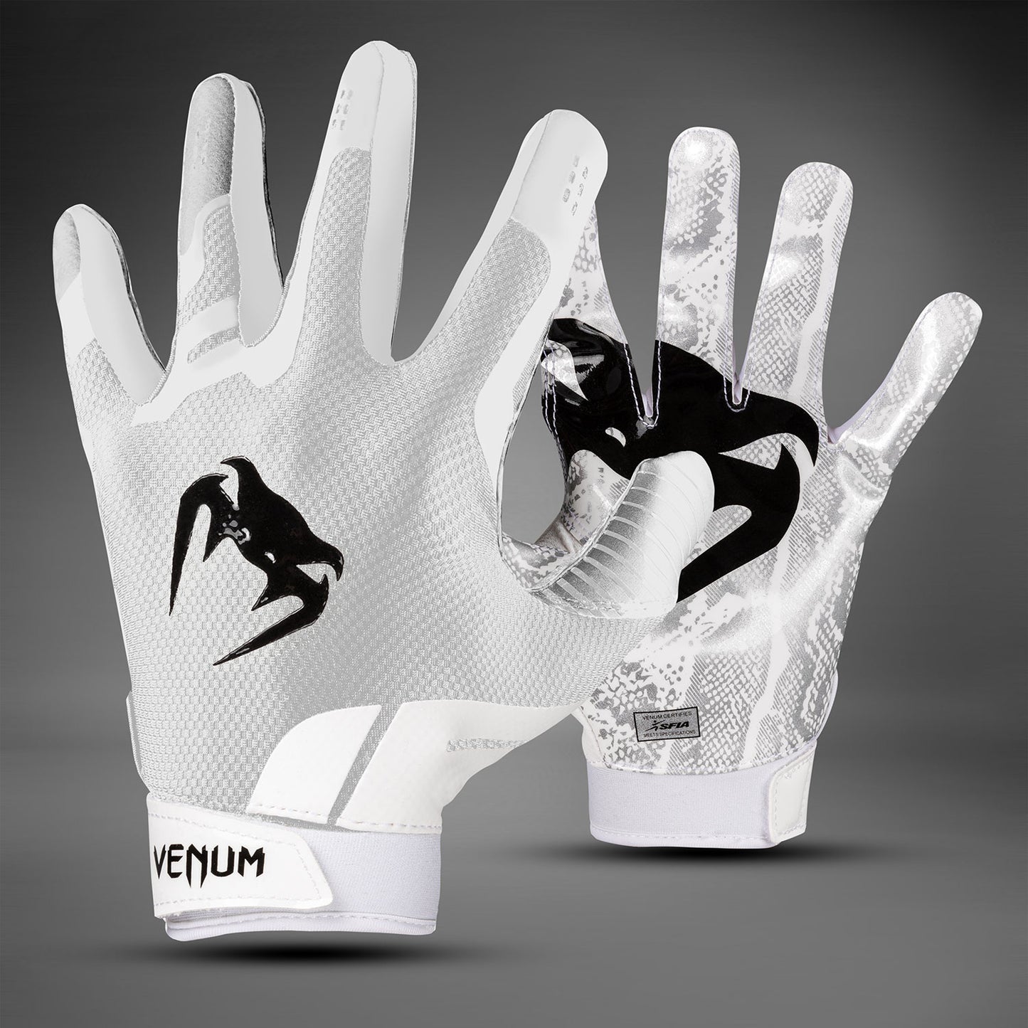 Gants de Football Venum Elite - Blanc/Noir - product-type_Football Gloves