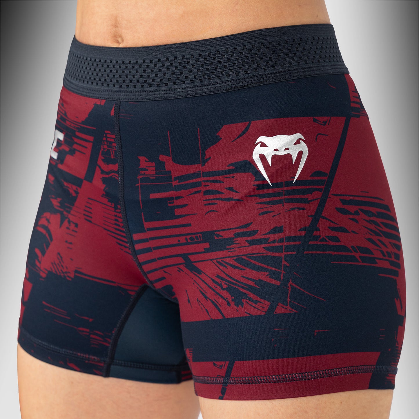 Short de compression Performance Femme UFC Zenith by Venum Authentic Fight Week - Bleu marine/Bordeaux/Argent - product-type_Shorts de compression
