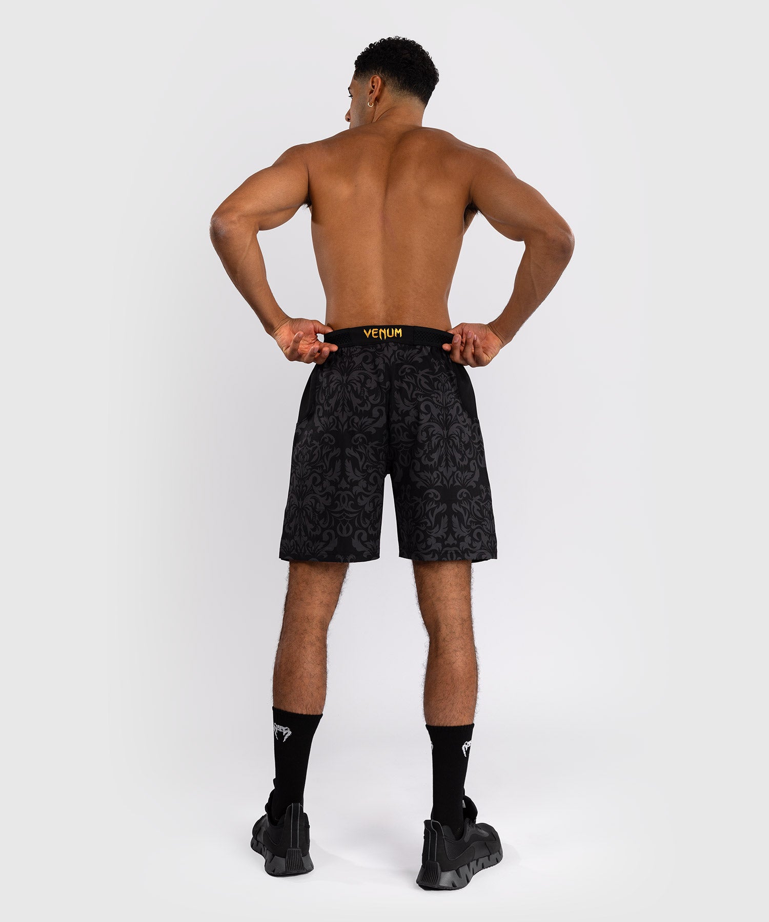 Short d'Entraînement Venum x Topuria Unmatched Edition - Noir/Doré - product-type_Shorts de training