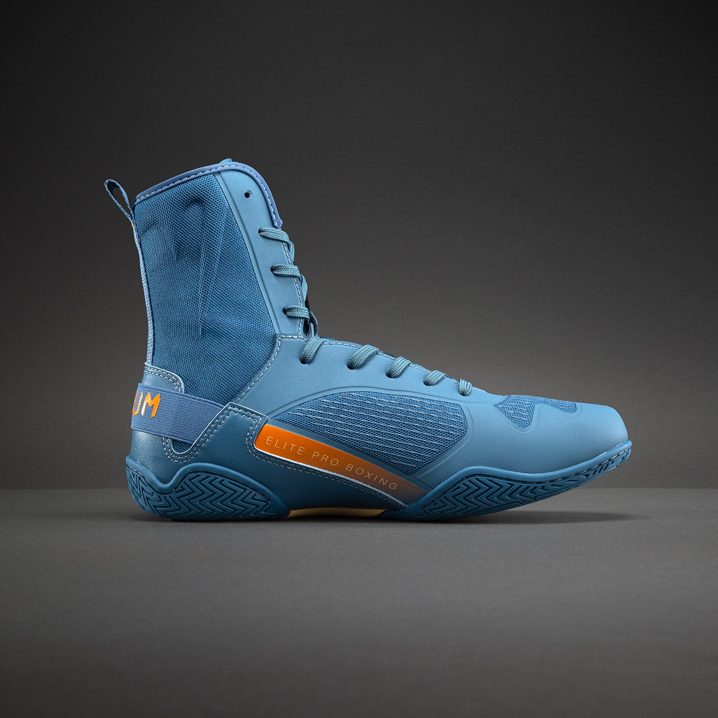 Chaussures de Boxe Venum Elite Neo – Bleu Acier/Orange