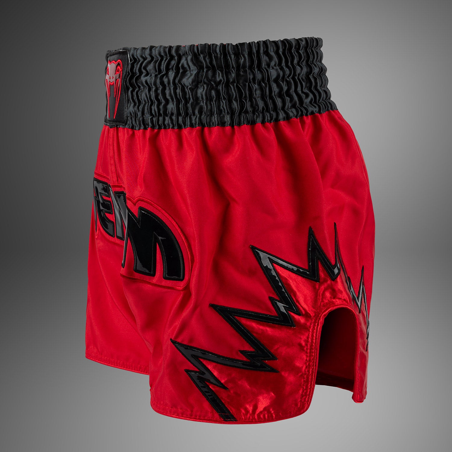 Short de Muay Thai Venum Inferno - Rouge/Gris Charbon/Noir - product-type_Shorts de Muay Thai