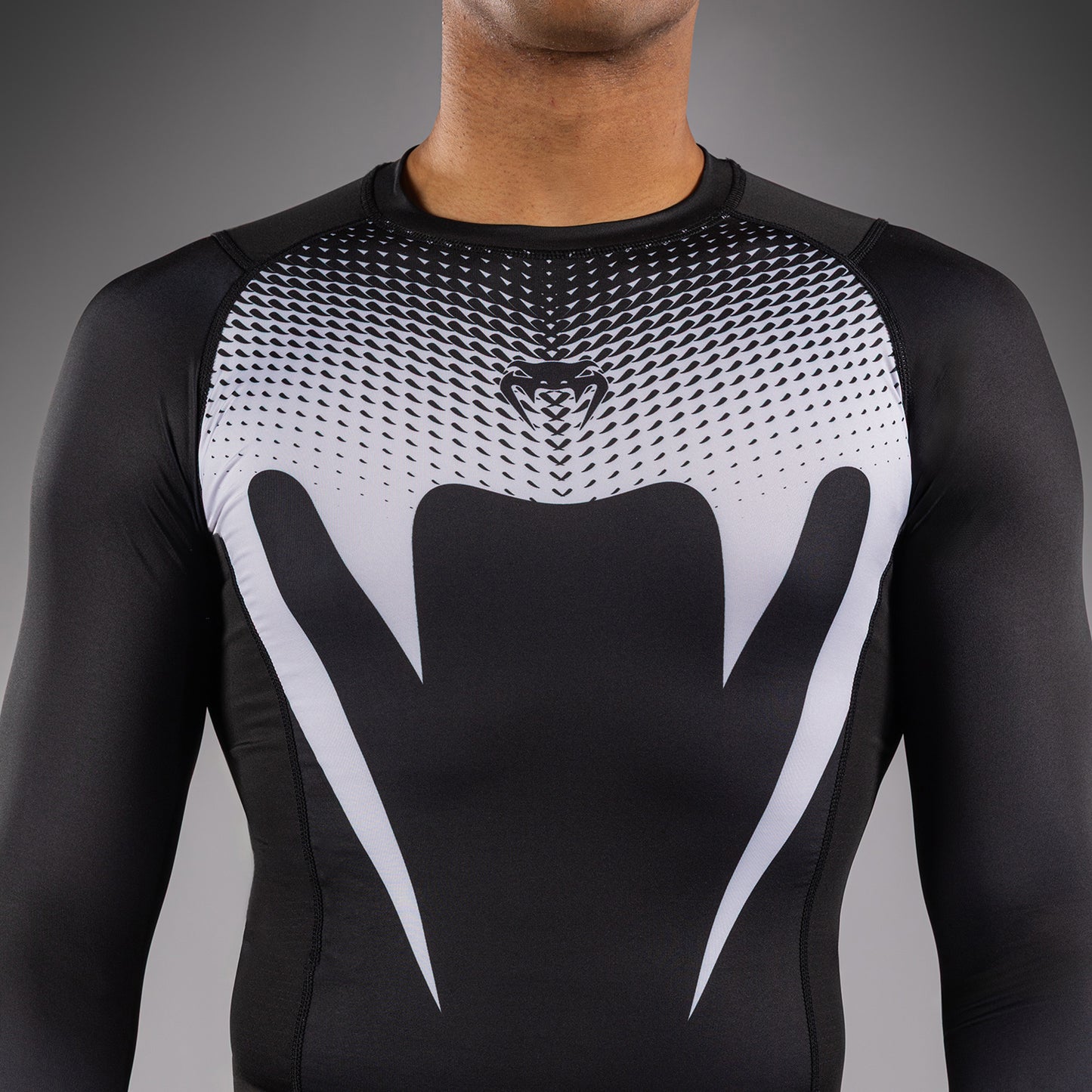 Rashguard Venum No Gi - Noir/Blanc