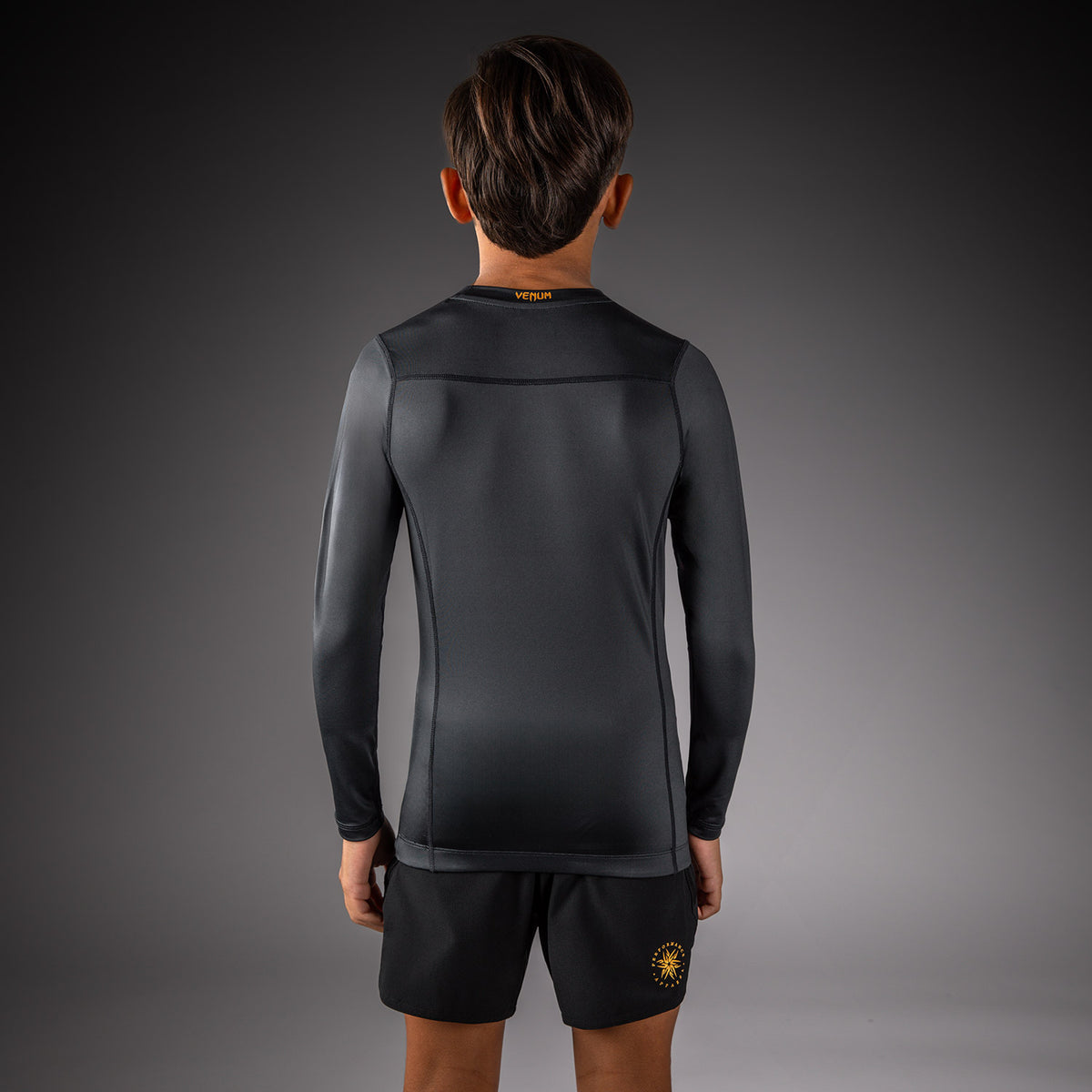 Rashguard manches longues pour Enfant Venum Attack - Noir/Or