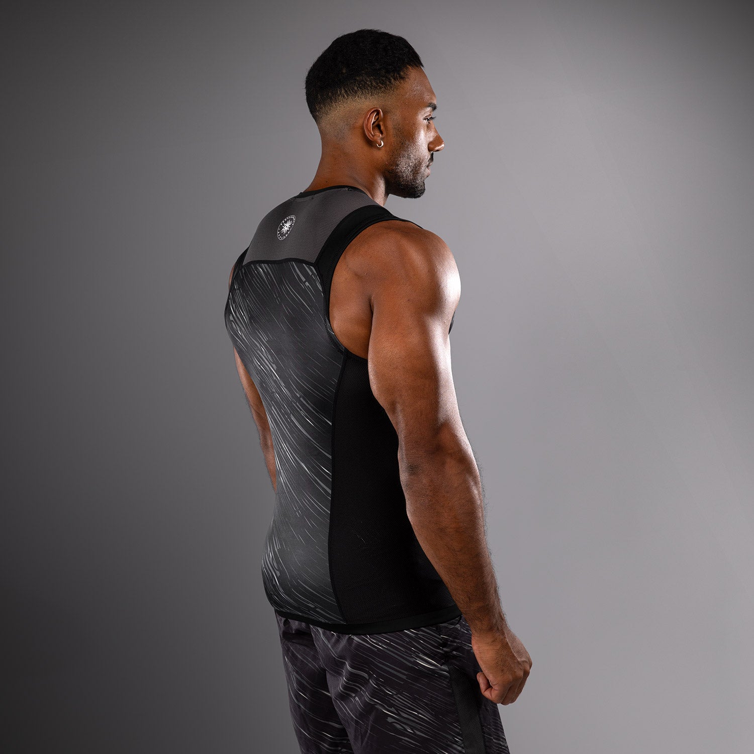 Rashguard Sans Manches Venum Rapid - Noir/Gris Orage - product-type_T-Shirts de Compression