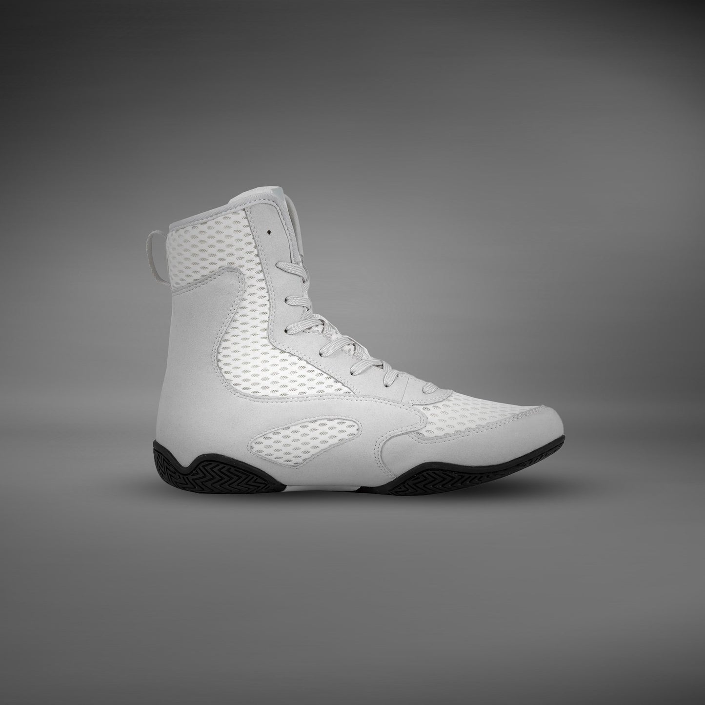 Chaussures de boxe Venum Contender - Blanc/Gris - product-type_Chaussures de boxe