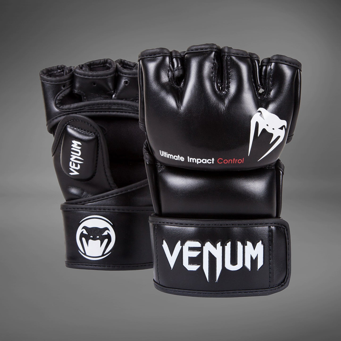 Gants de MMA Venum Impact - Cuir Skintex - Noir - product-type_Gants de MMA
