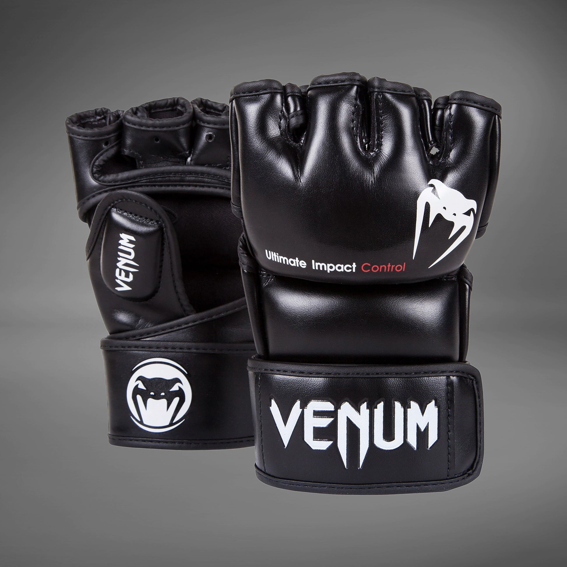 Gants de MMA Venum Impact - Cuir Skintex - Noir - product-type_Gants de MMA
