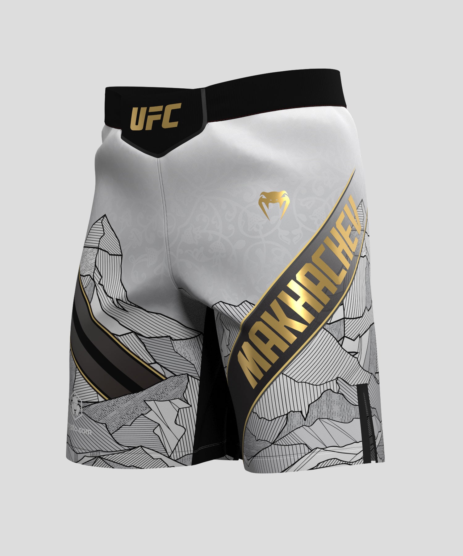 Short de combat pour Hommes UFC Unrivaled by Venum Islam Makhachev - Blanc/Noir - product-type_Shorts de MMA
