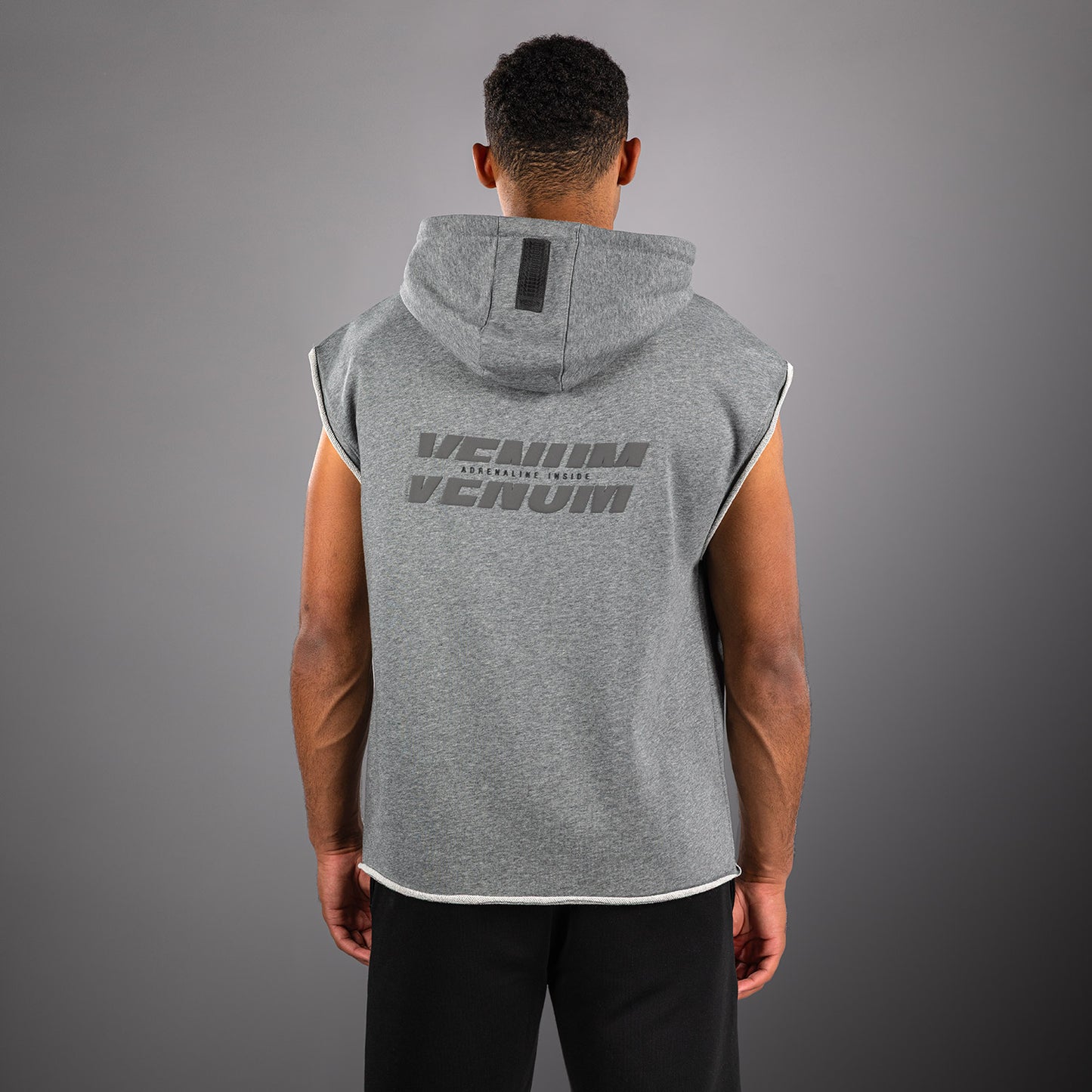 Sweat à Capuche Sans Manches Venum Divide - Gris Chiné - product-type_Sweatshirts