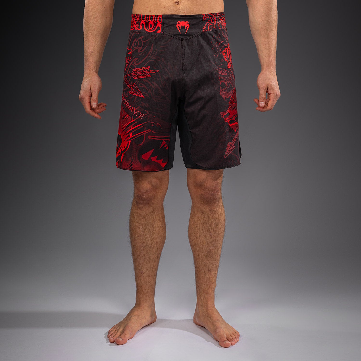 Short de Combat Venum Wolf Atak – Noir/Rouge - product-type_Shorts de MMA
