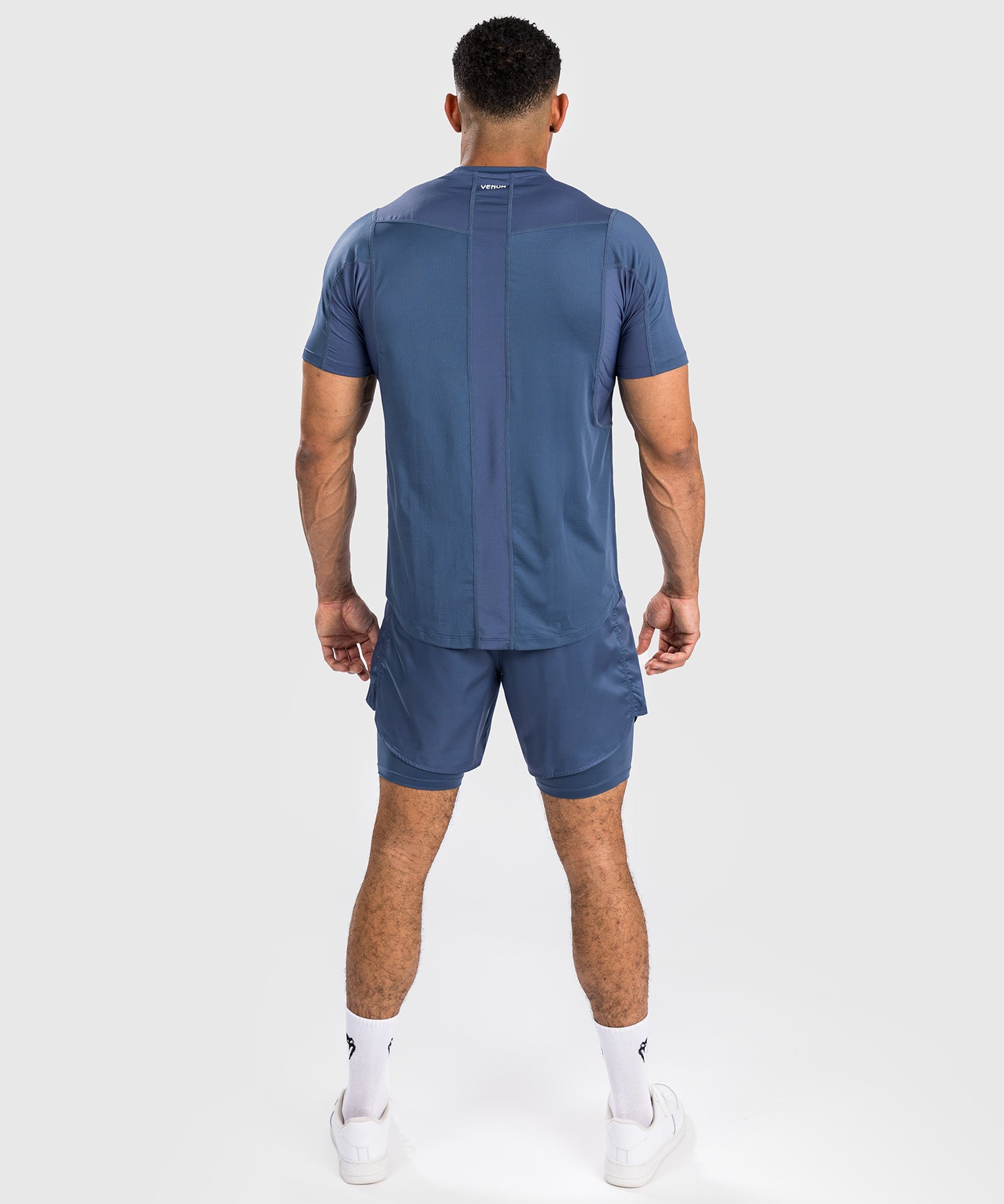 T-Shirt Dry-Tech Pour Hommes Venum Attack - Bleu Marine - product-type_T-Shirts Dry Tech