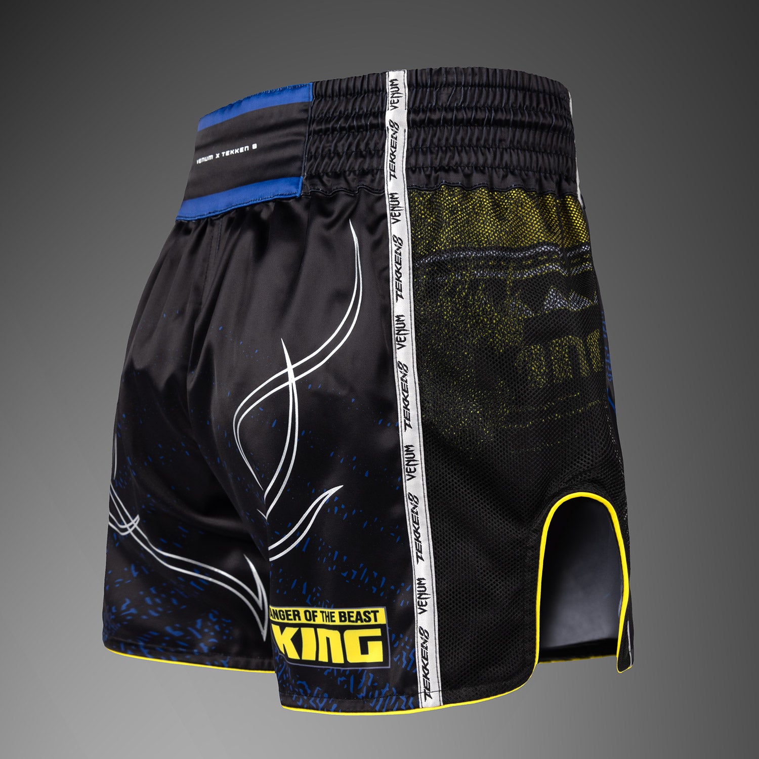 Short de Muay Thaï King Venum x TEKKEN 8 - Noir/Jaune - product-type_Shorts de Muay Thai