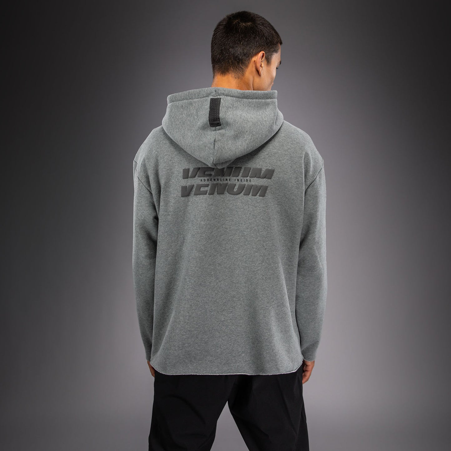 Sweat à Capuche Venum Divide Winter - Gris Chiné