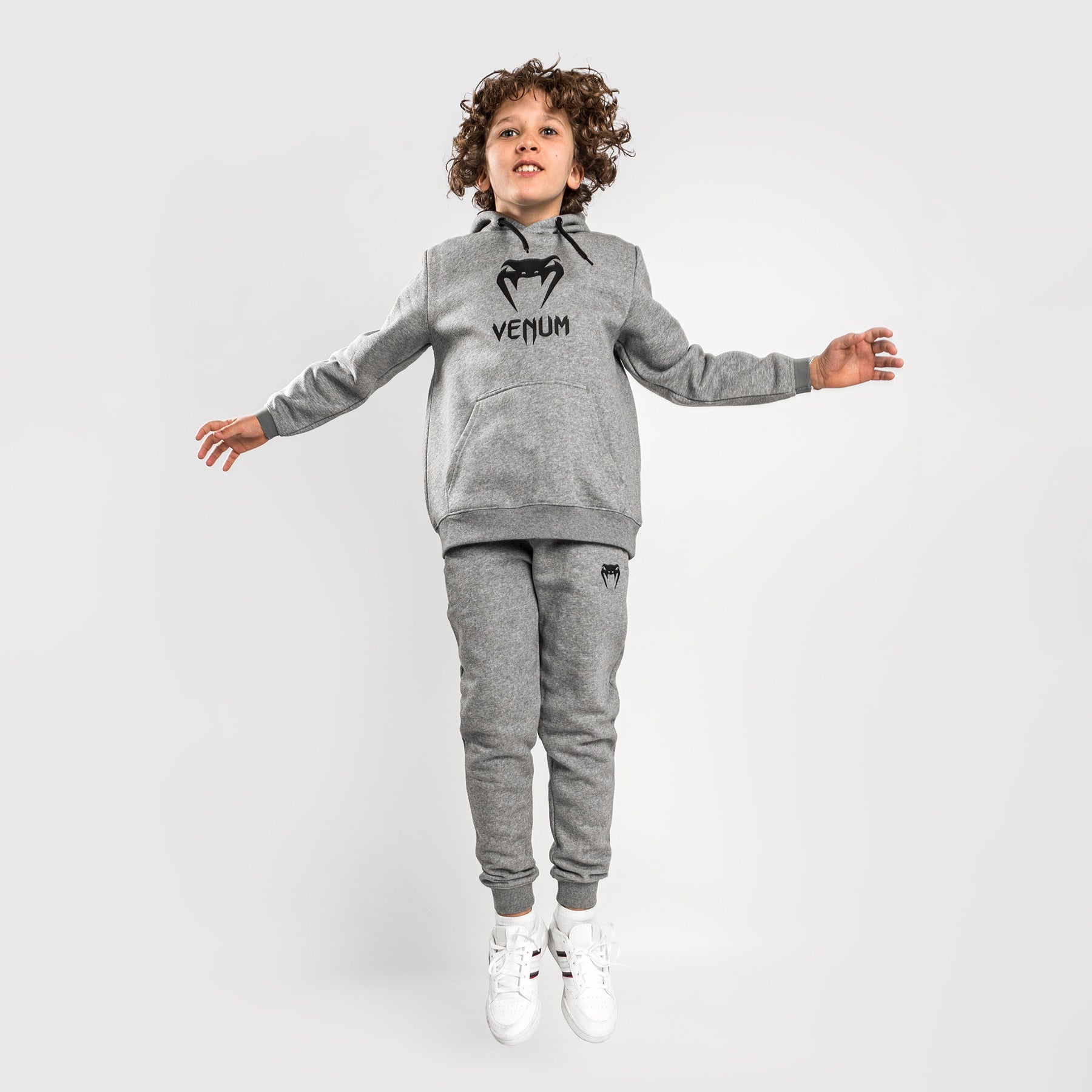 Sweatshirt à Capuche Venum Classic - Pour Enfants - Gris Chiné Clair - product-type_Sweatshirts