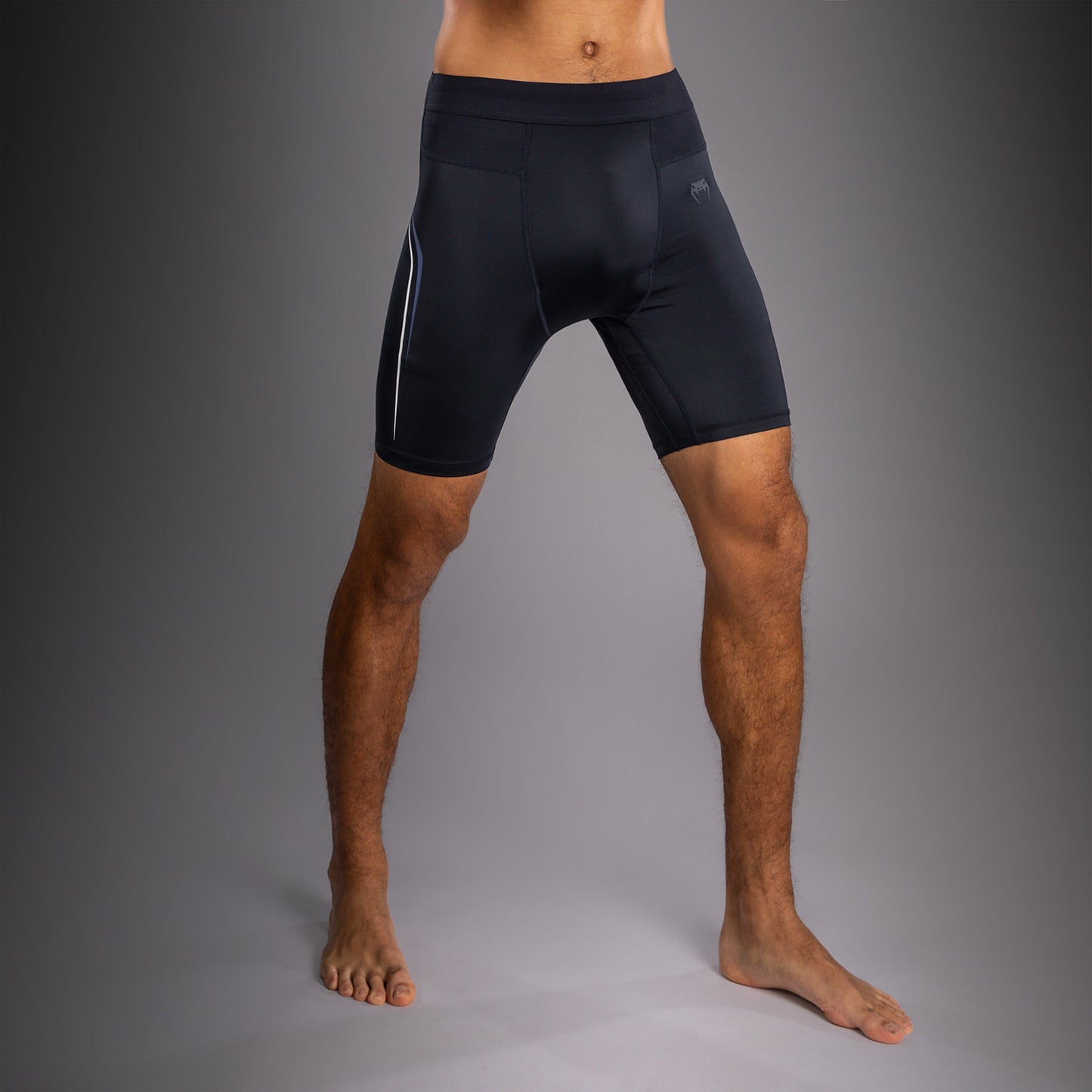 Short de Compression Venum G-Core - Bleu Marine/Blanc