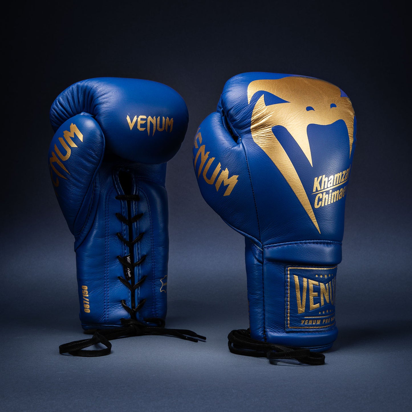 Gants de boxe Pro Venum Giant 2.0 Chimaev - Bleu/Or - product-type_Gants de boxe