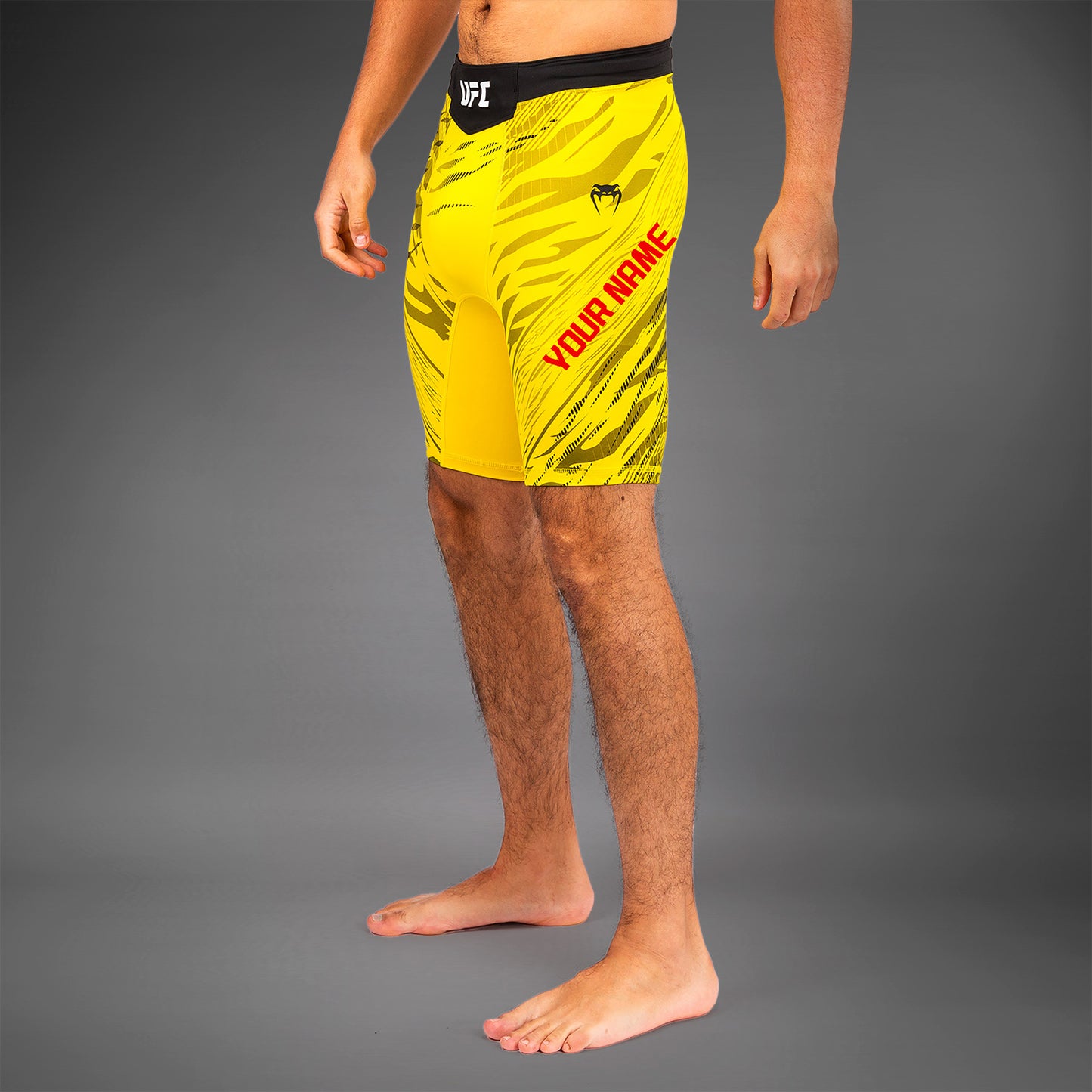 Shorts Vale Tudo pour Hommes UFC Fusion by Venum Personnalisé Authentic Fight Night - Jaune - product-type_Shorts de MMA