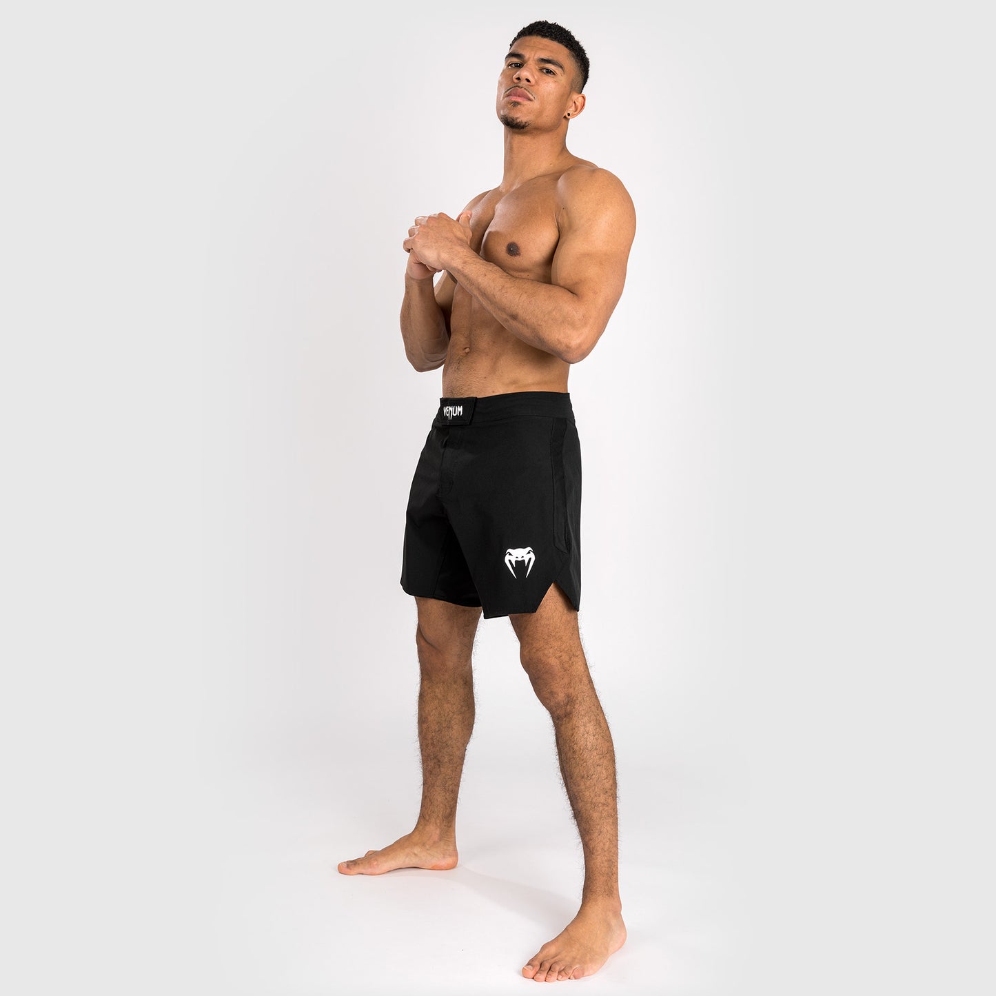 Short de combat pour homme Venum Contender - Noir/Blanc - product-type_Shorts de MMA