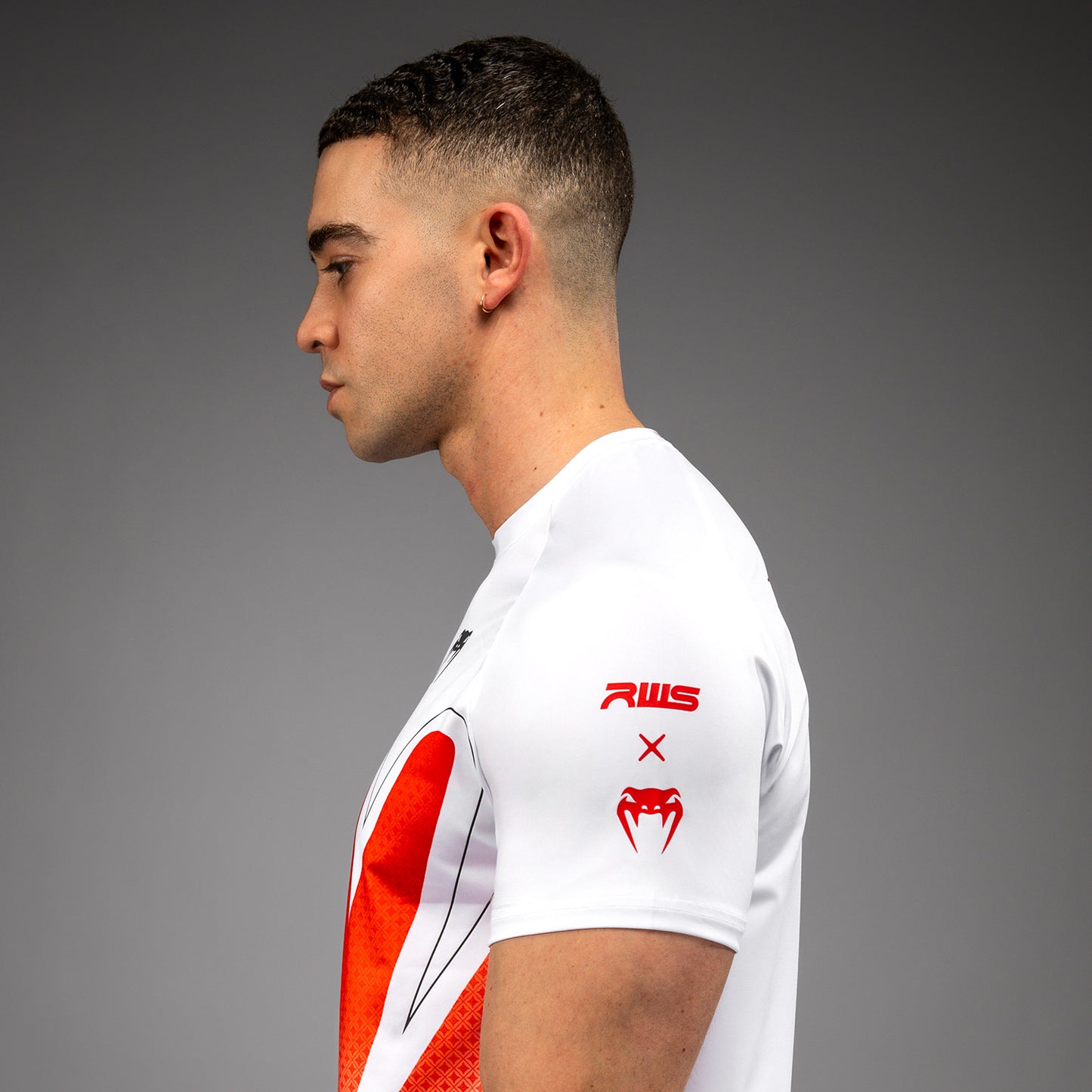 T-shirt Dry-Tech Homme Venum x RWS 2.0 – Blanc/Rouge - product-type_T-Shirts Dry Tech