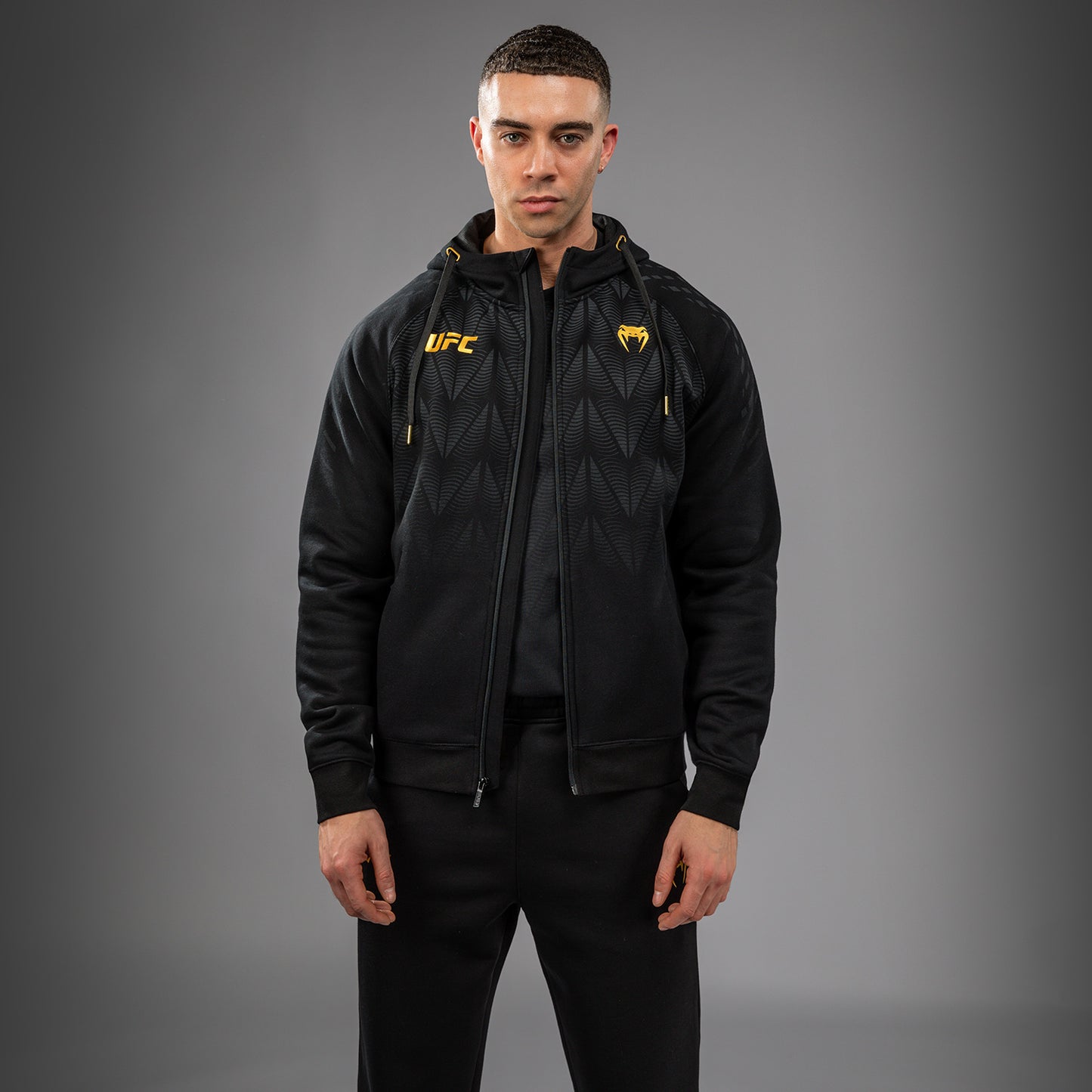 Sweat à capuche zippé Homme UFC Zenith by Venum Replica - Champion
