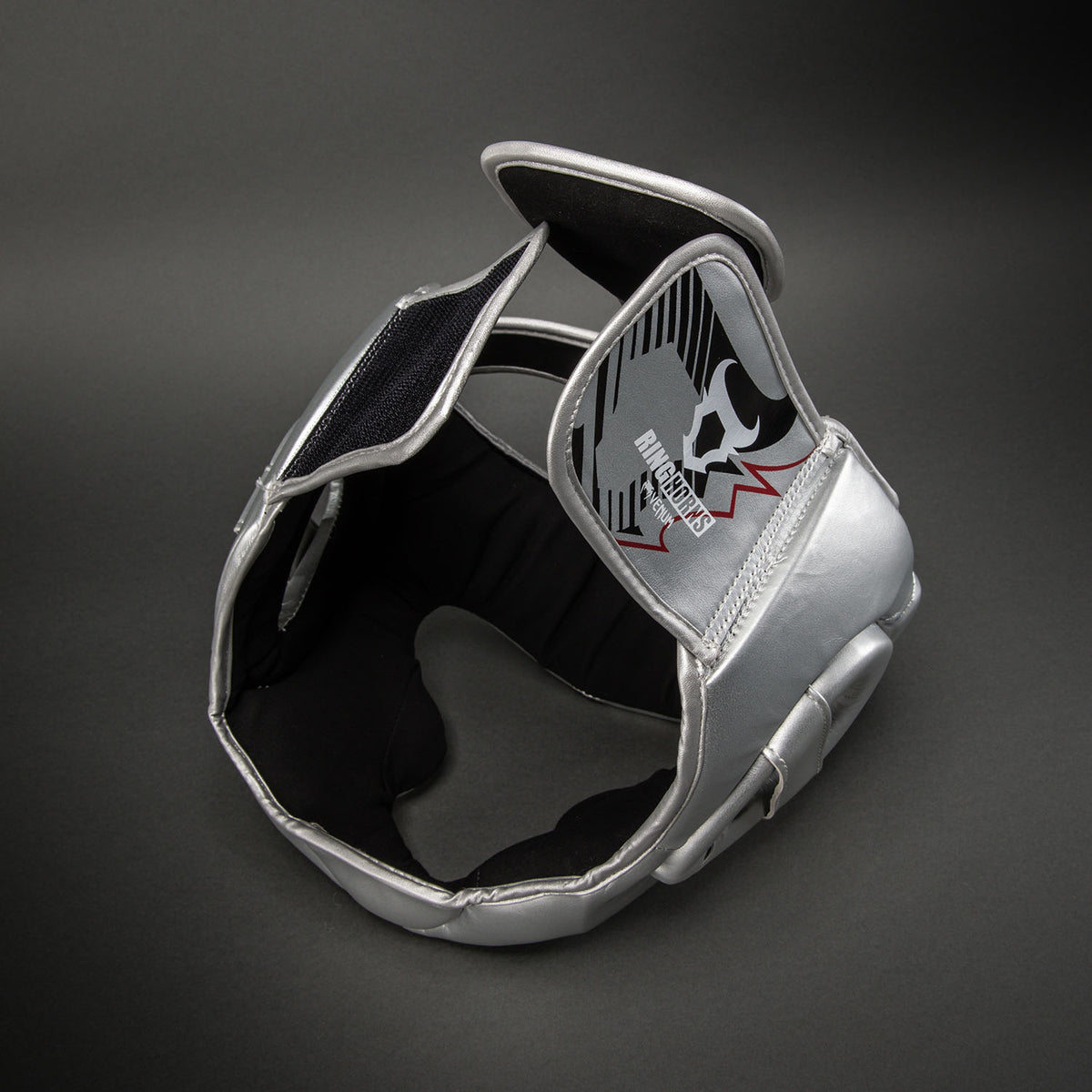 Casque de protection Ringhorns Charger by Venum – Argent/Noir - product-type_Casques de boxe