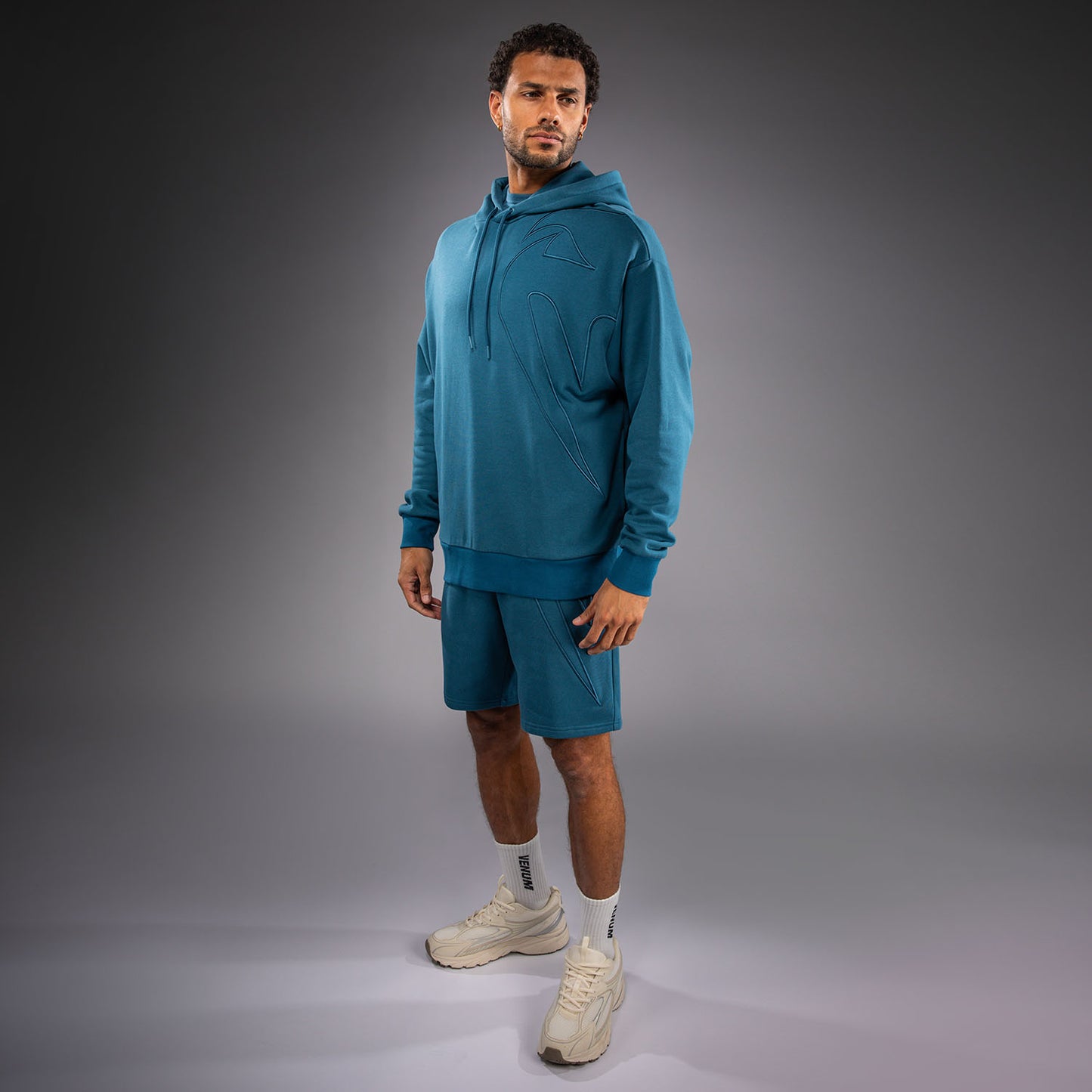Sweat à Capuche Venum Giant 3D - Bleu Océan