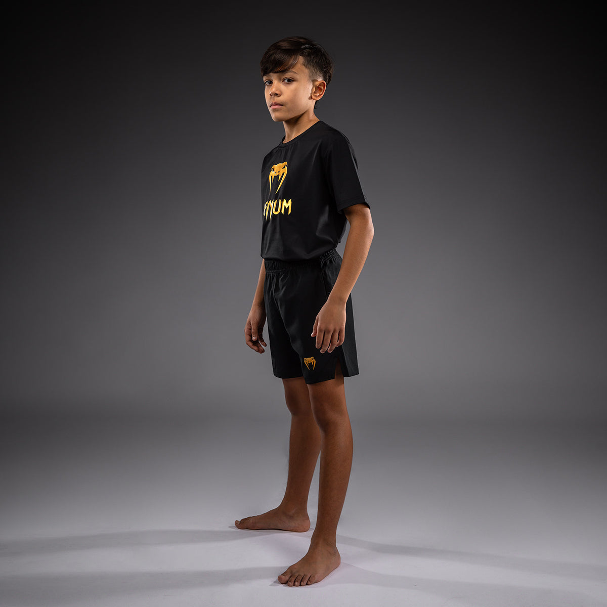 Short d'entraînement pour Enfants Venum Contender - Noir/Or