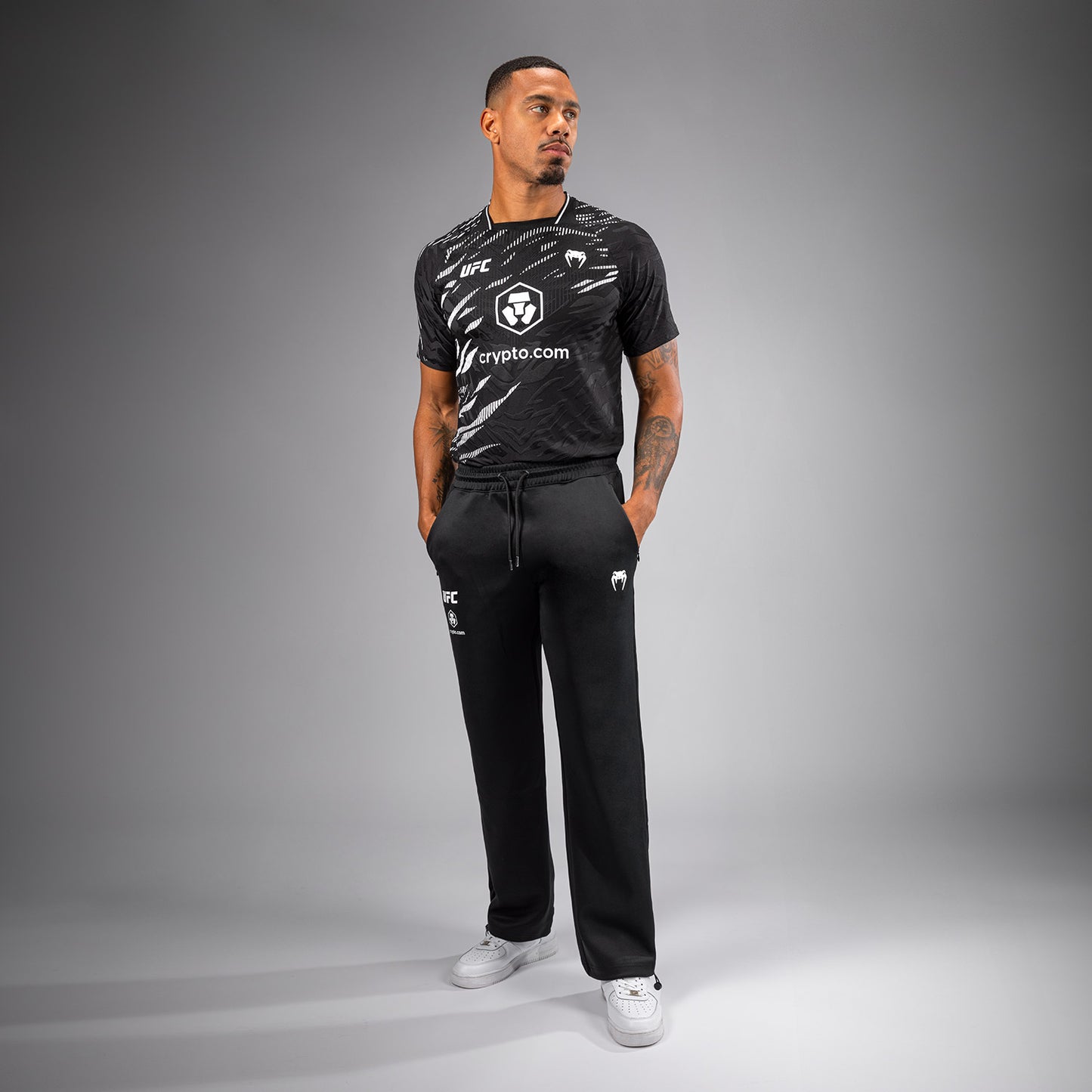 Pantalon Coupe Droite pour Hommes UFC Fusion by Venum Authentic Fight Night - Noir - product-type_Pantalons de jogging