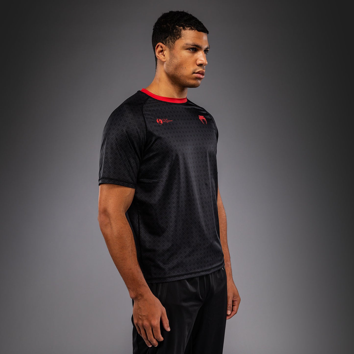 T-shirt Dry Tech Venum x Roger Gracie Signature - Noir/Rouge - product-type_T-Shirts Dry Tech