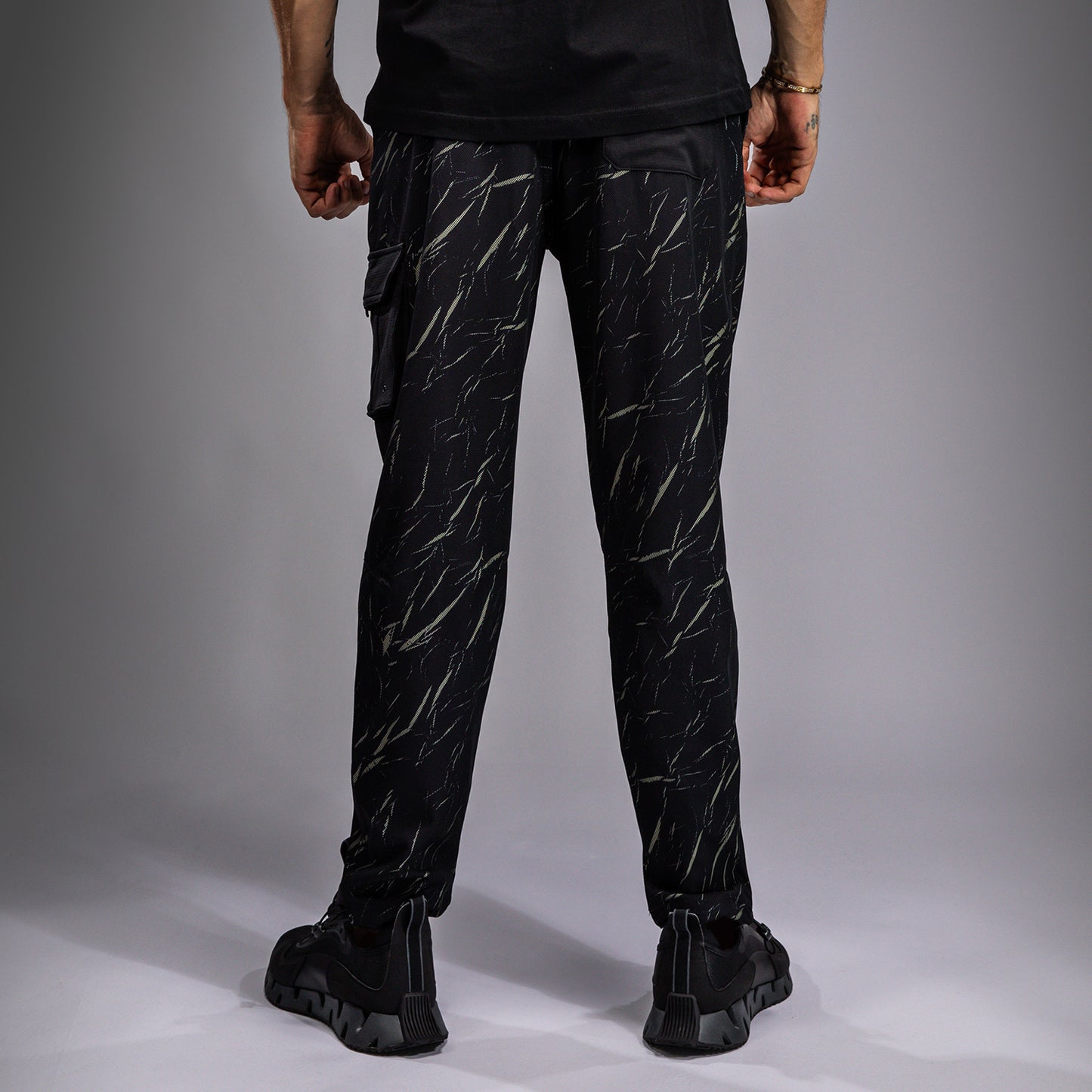 Jogging pour Hommes Venum Trooper - Noir/Beige - product-type_Pantalons de jogging