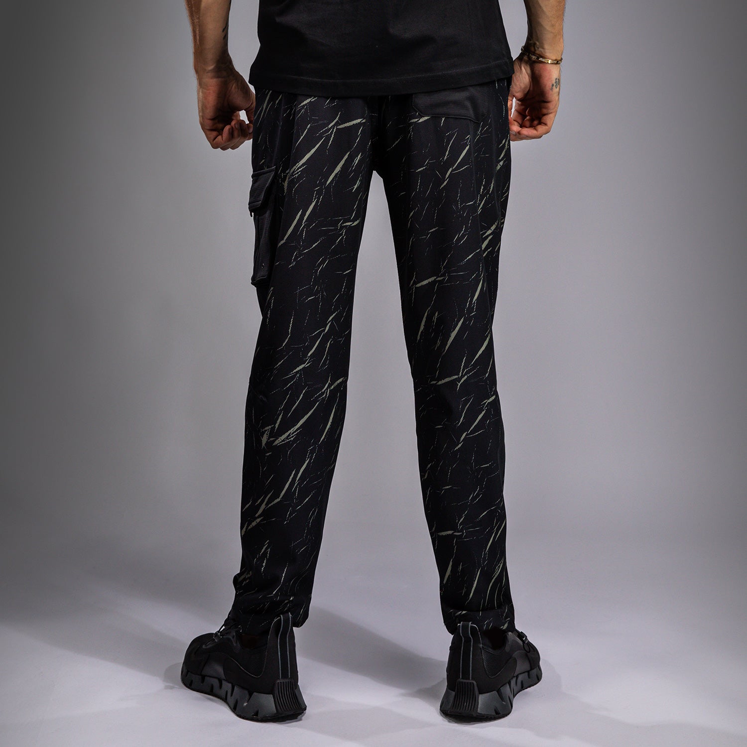 Jogging pour Hommes Venum Trooper - Noir/Beige - product-type_Pantalons de jogging