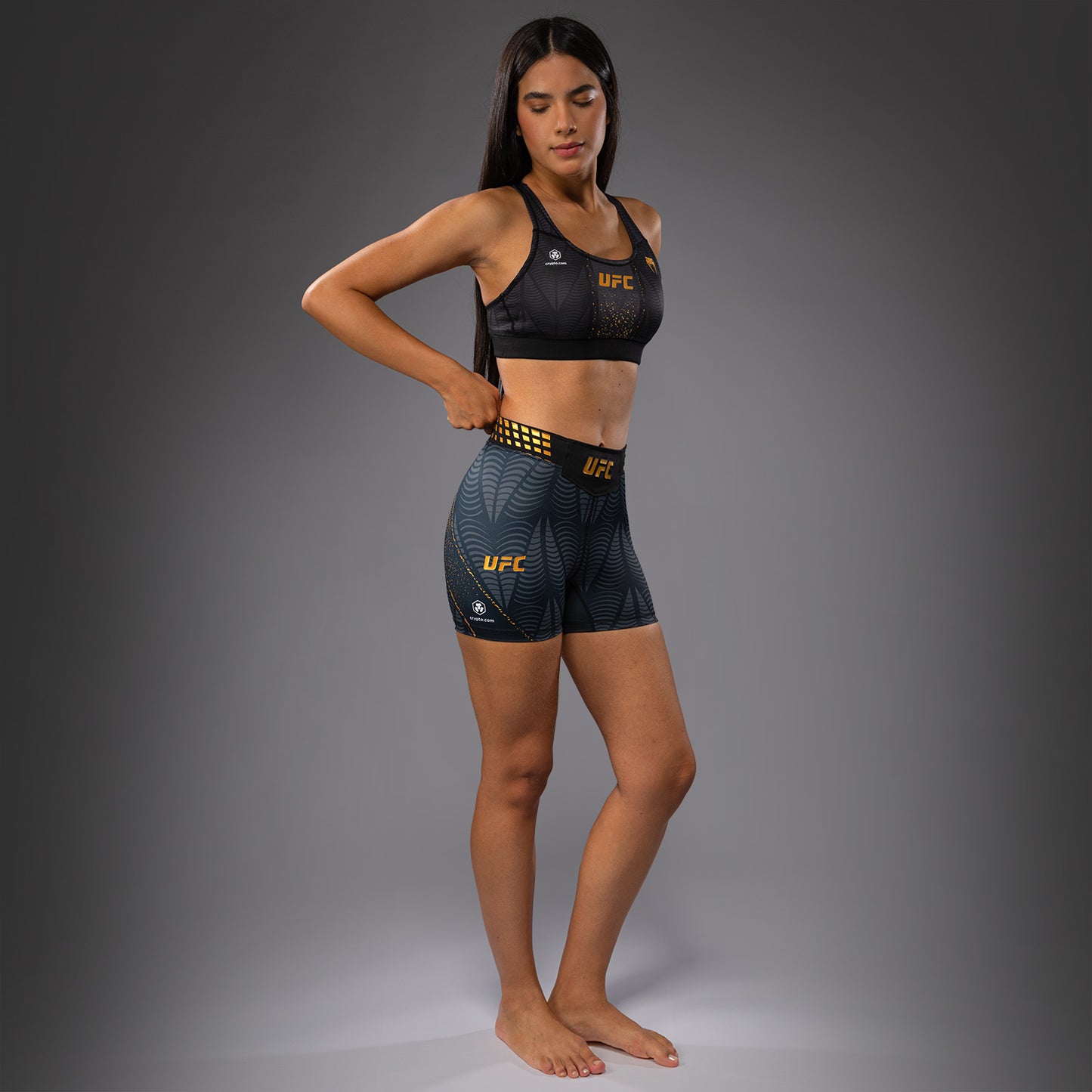 Short de compression coupe courte Femme Personnalisé UFC Zenith by Venum Authentic Fight Night - Champion