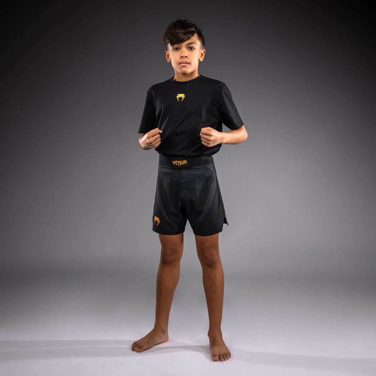 Short de Combat Pour Enfant Venum Attack - Noir/Or