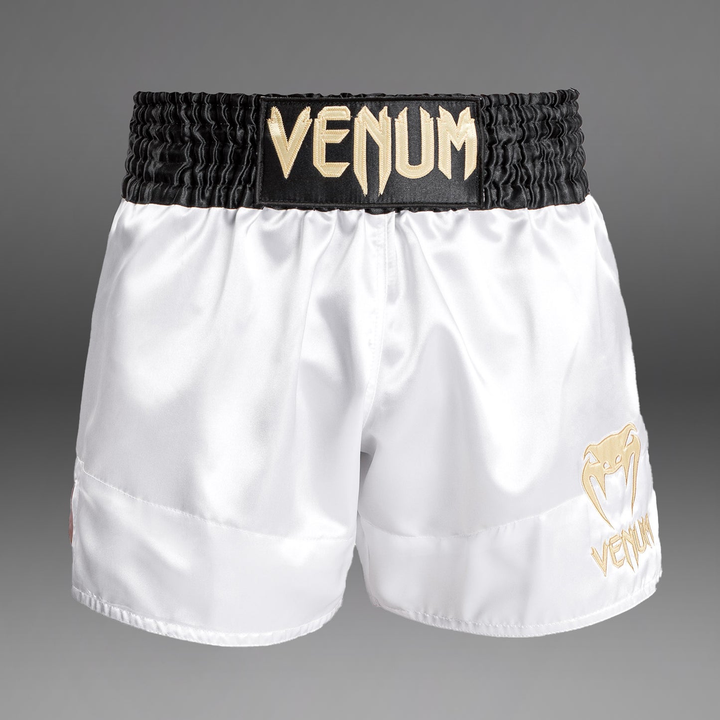 Venum Classic Short Muay Thai - Noir/Blanc/Or - product-type_Shorts de Muay Thai