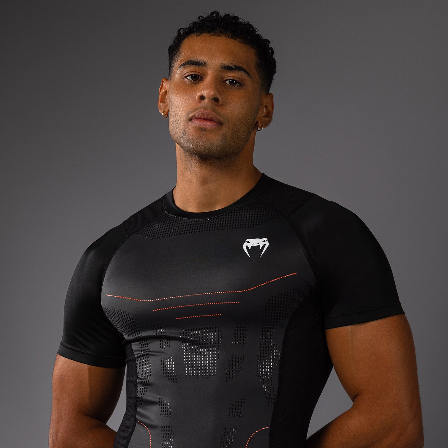 Rashguard Manches Courtes Venum Technical 3.0 - Graphite - product-type_T-Shirts de Compression
