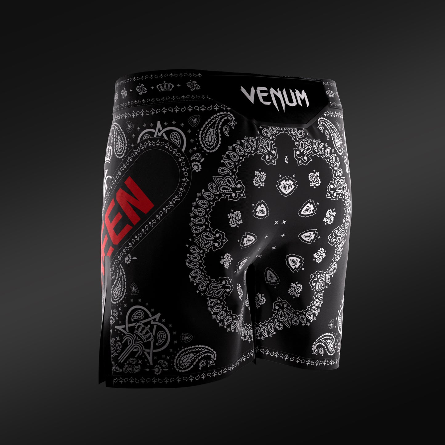 Short de compression pour homme UFC Adrenaline Unrivaled by VENUM King Green - Noir