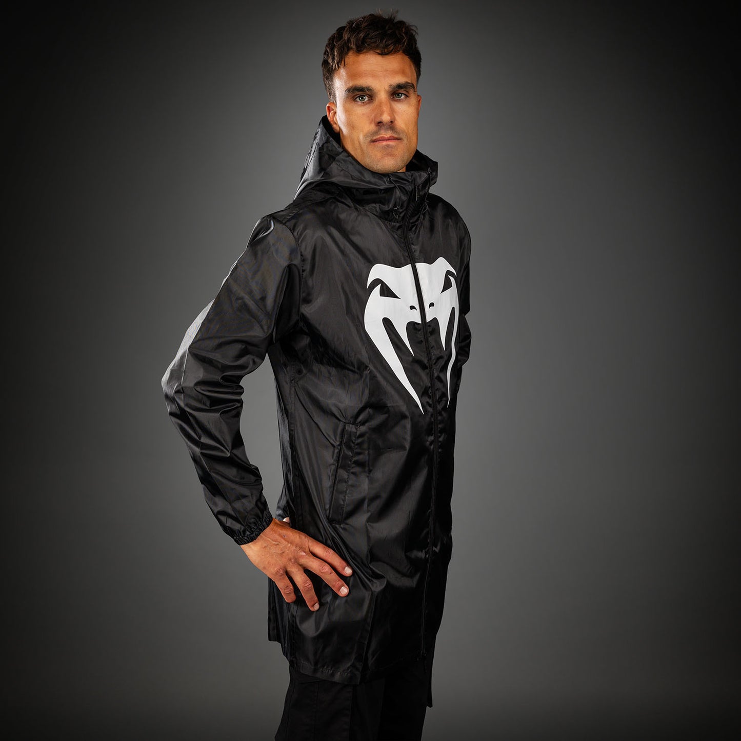 Veste de pluie longue Venum MX Basics - Noir/Blanc