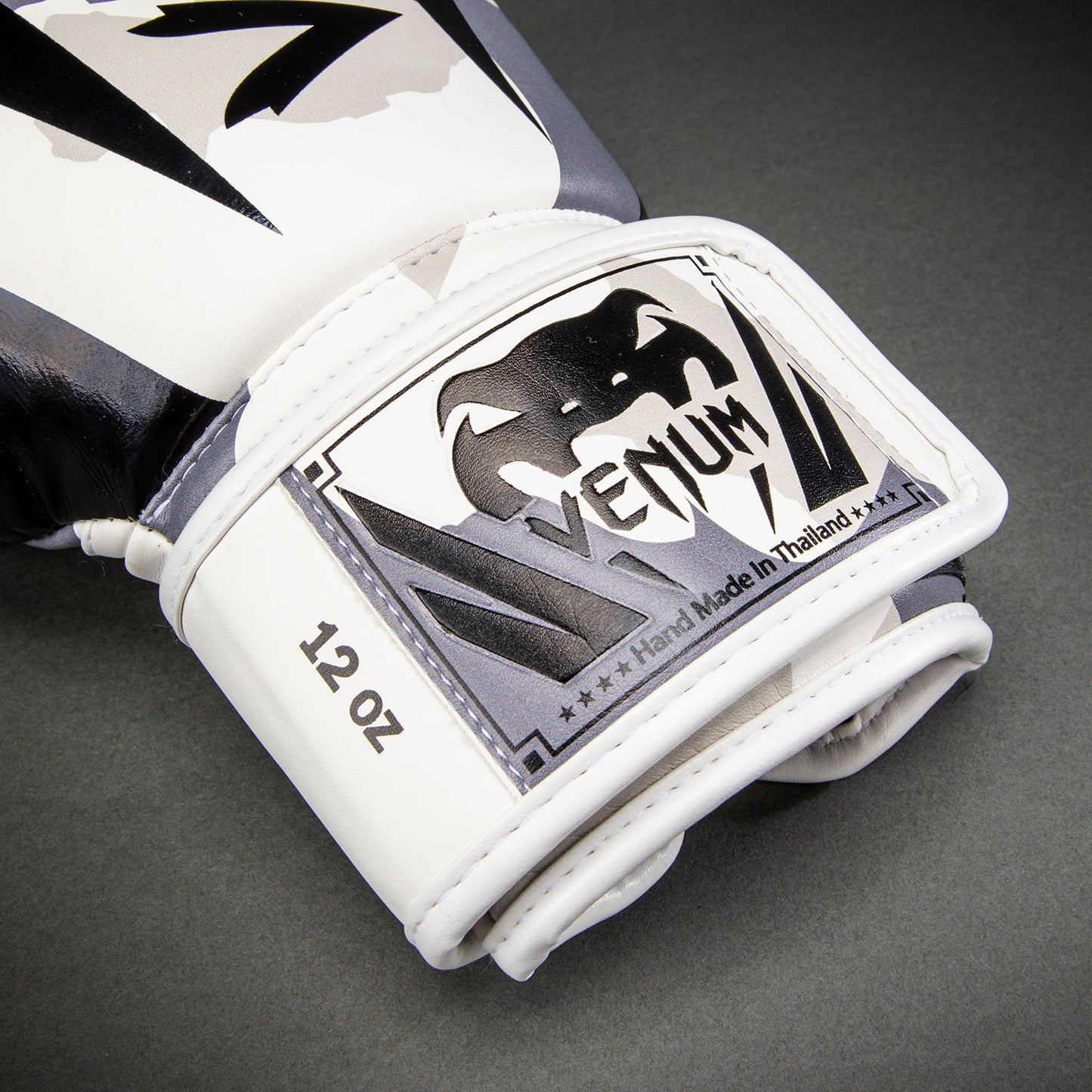 Gants de boxe Venum Elite Camo - Blanc/Gris Clair