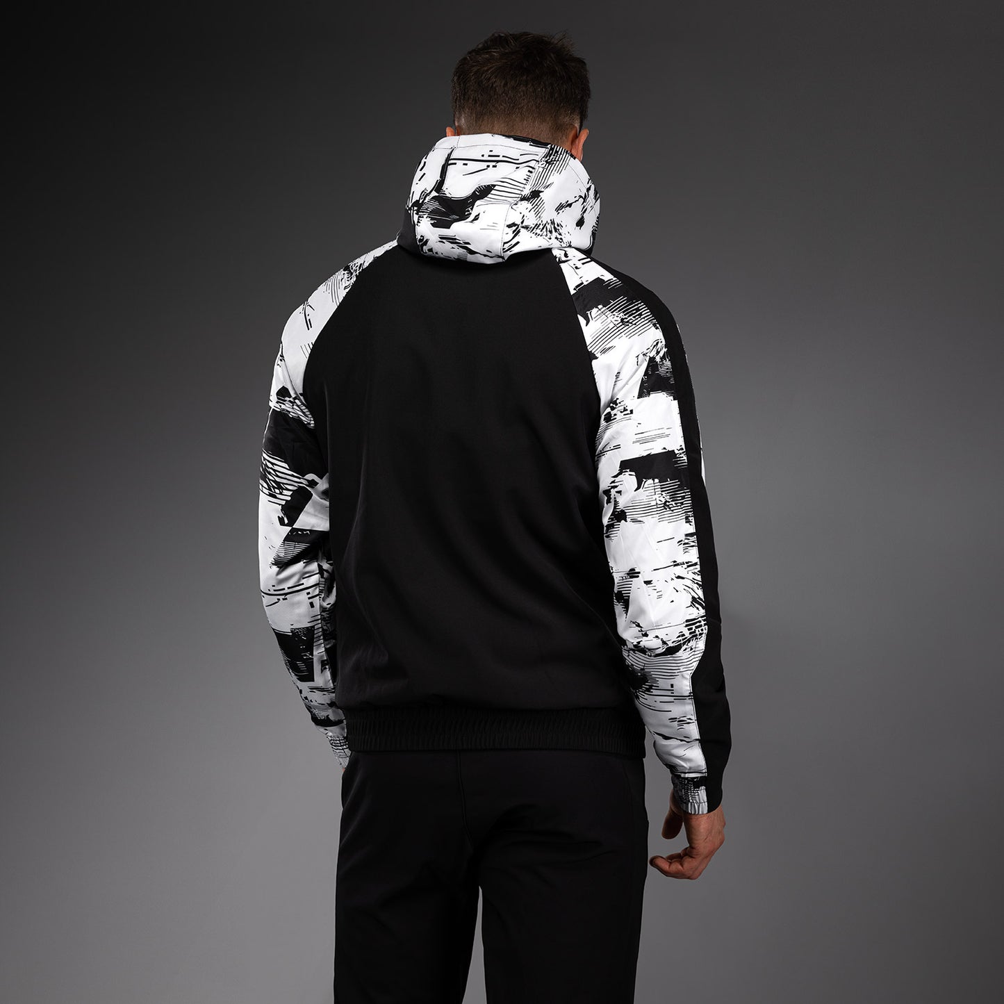 Sweat à capuche zippé Homme UFC Zenith by Venum Authentic Fight Week - Blanc