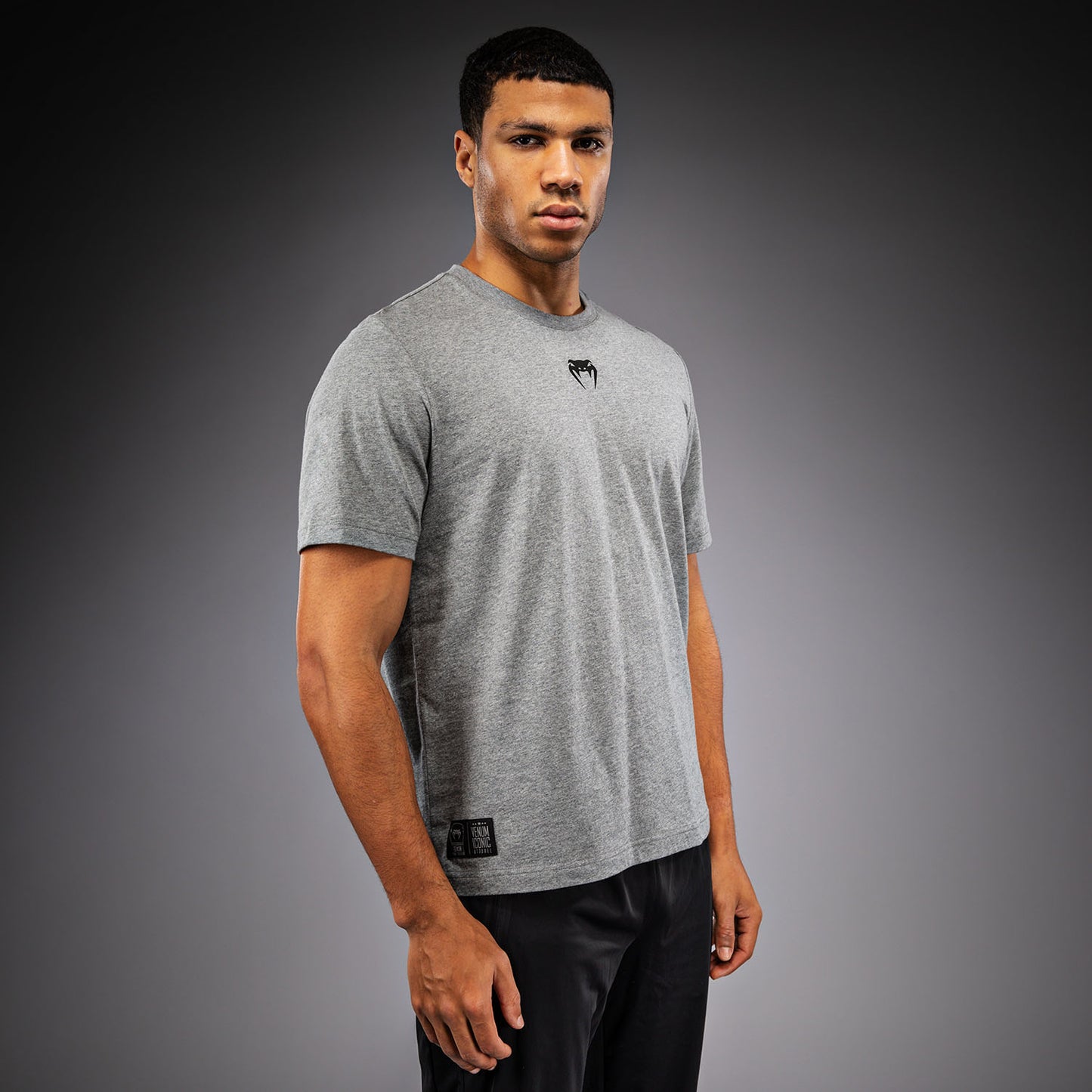 T-shirt en Coton Venum Fight Icon - Gris Chiné Clair