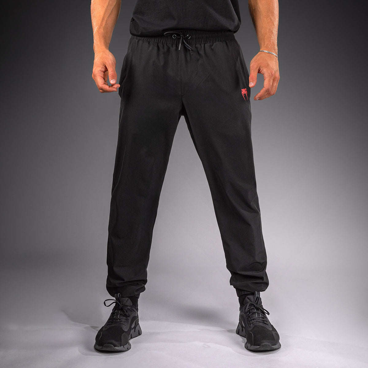 Pantalon de jogging Venum Amazonia Reborn - Noir/Rouge
