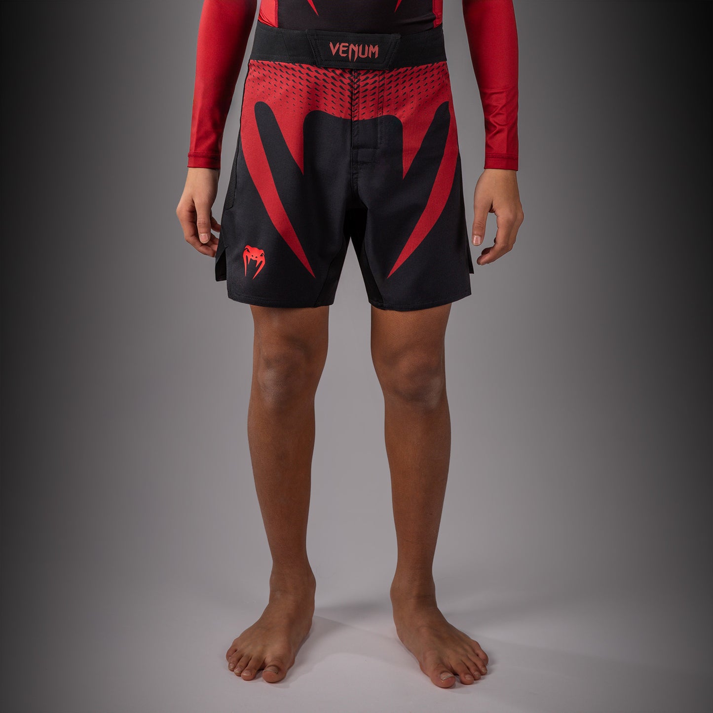 Short de Combat Pour Enfant Venum Attack - Noir/Rouge